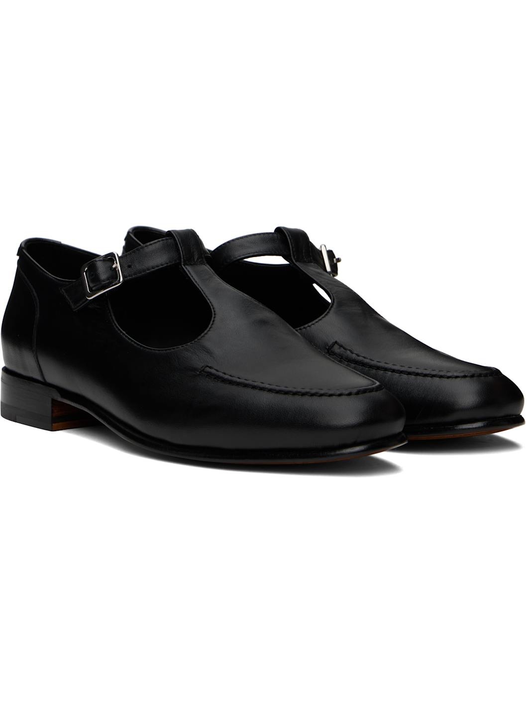 Black School Monkstraps - 4