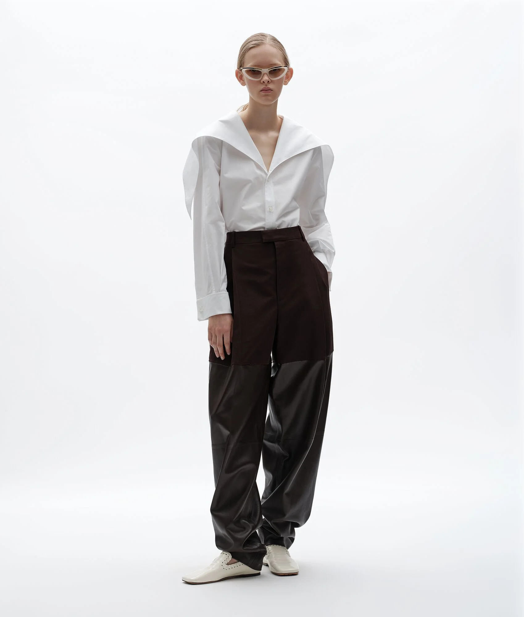 Compact Cotton Poplin Shirt - 1