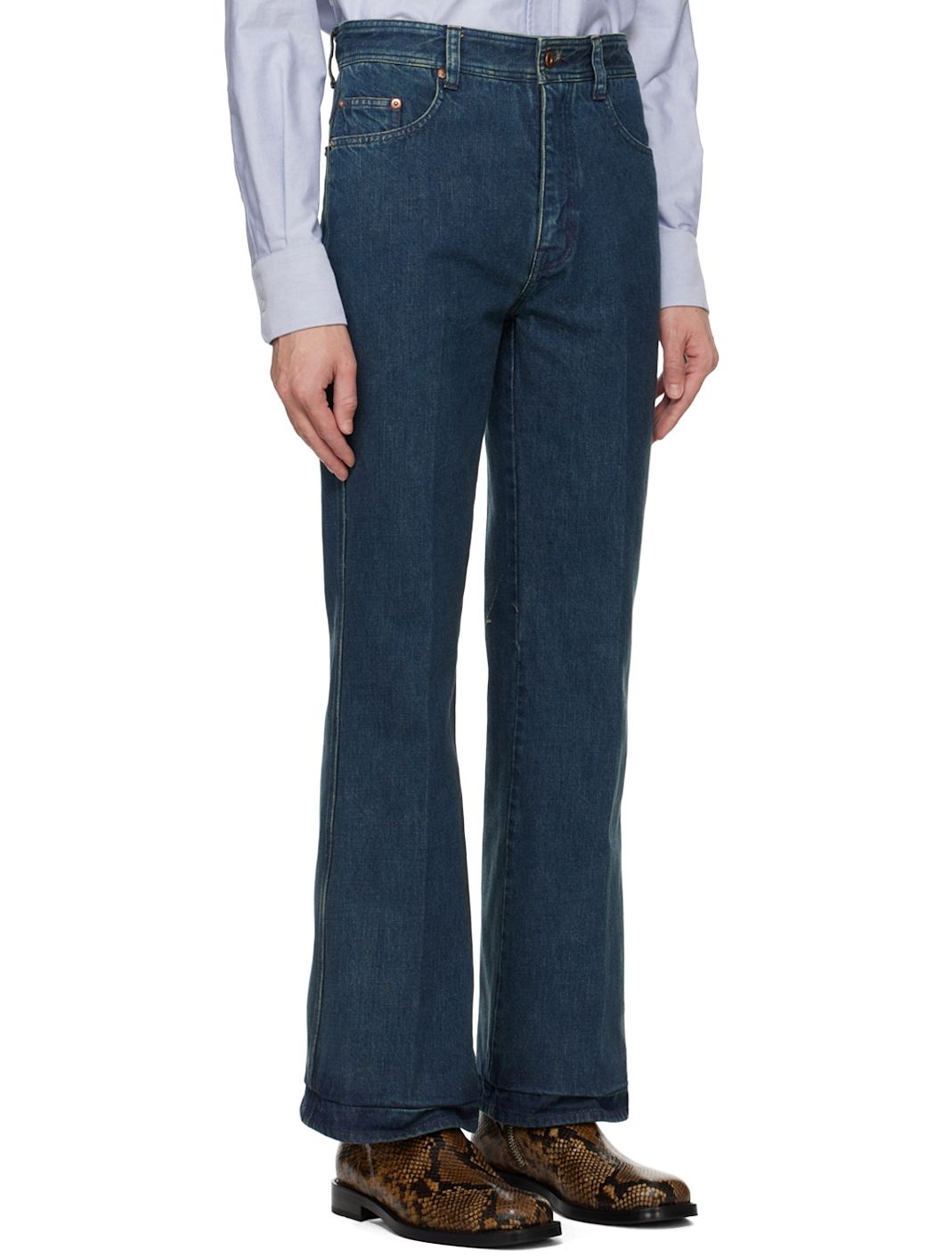 Navy New Classic Jeans - 2