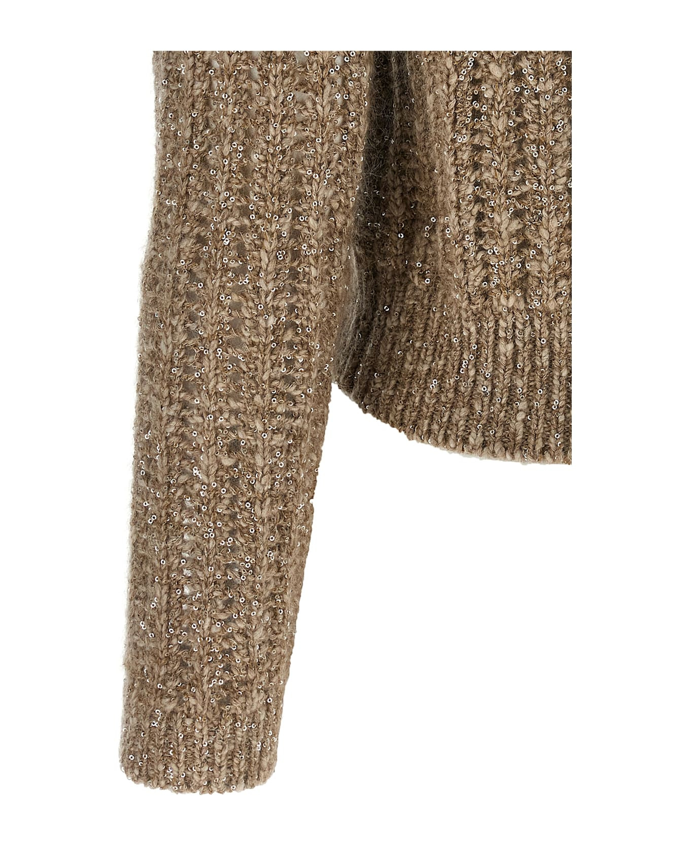 'rustic Dazzling Net' Sweater - 4