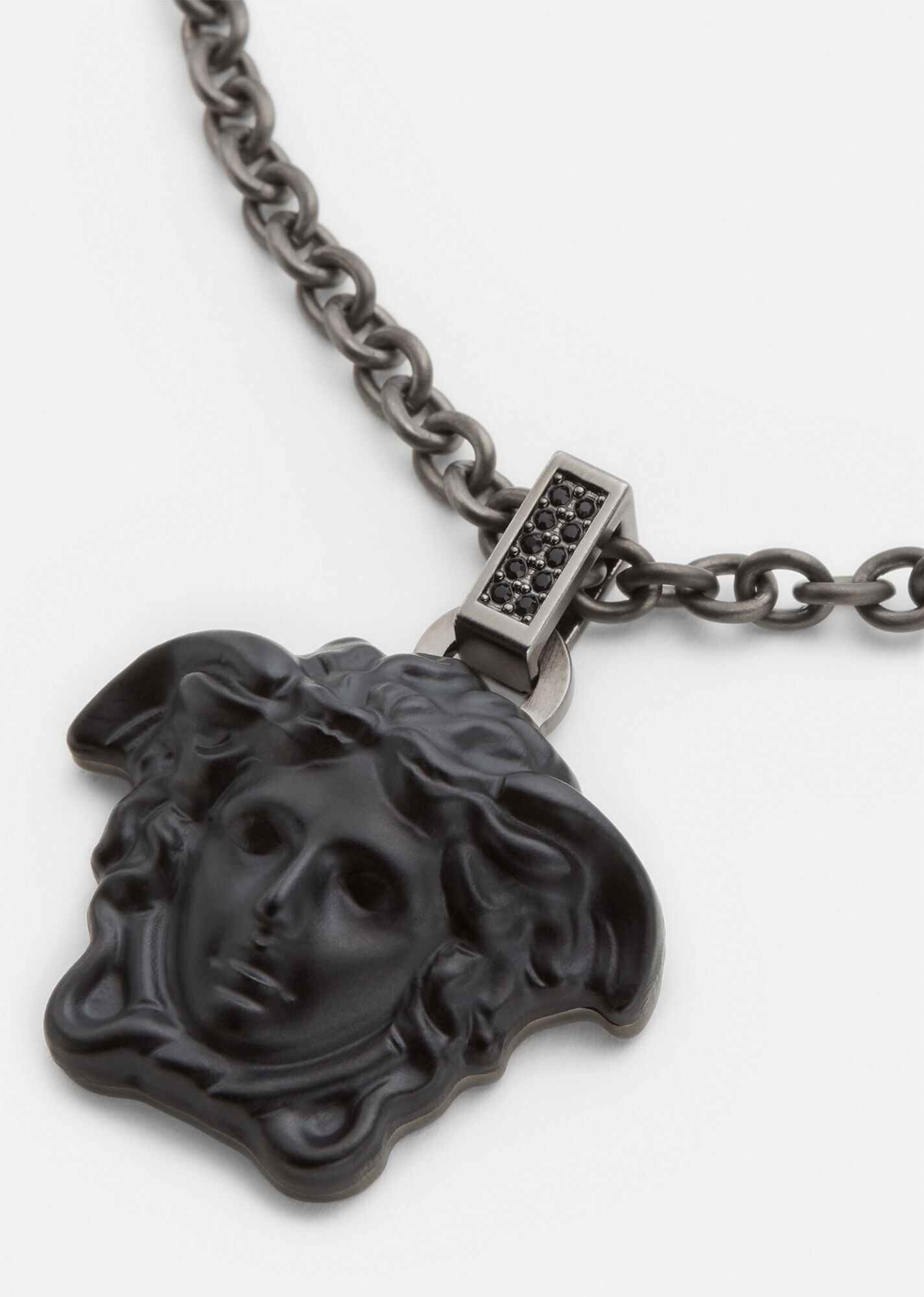 La Medusa Lacquered Pendant Necklace - 3