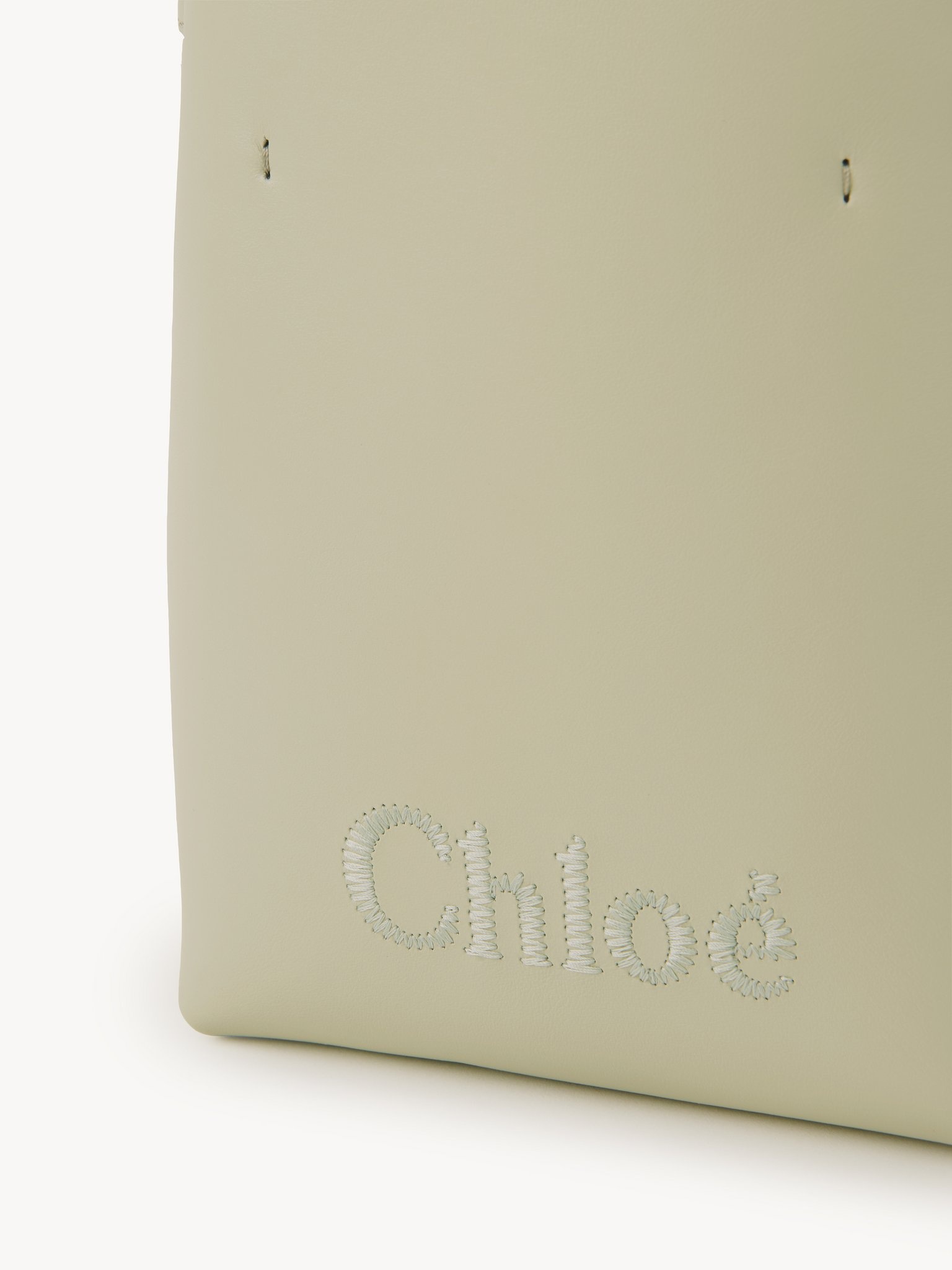 MICRO CHLOÉ SENSE TOTE BAG IN LEATHER - 5