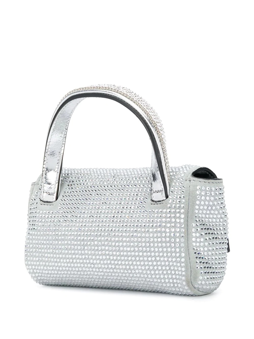 crystal-embellished shoulder bag - 3