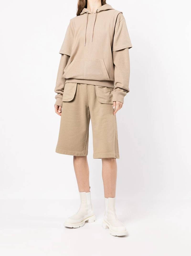 Dion Lee cotton knee-length shorts outlook
