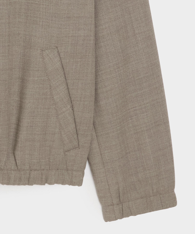 Lightweight Italian Wool Bomber Jacket 6