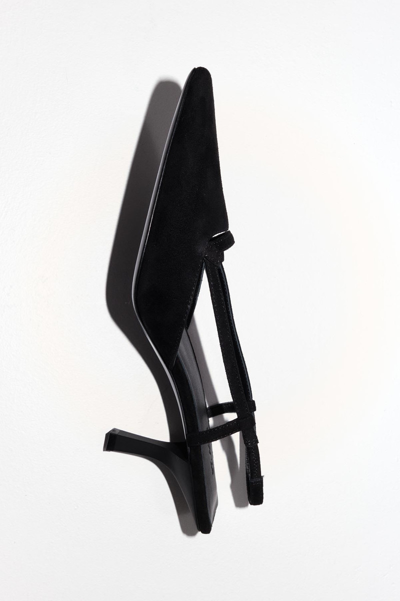 Sling Back Heel - Black 5