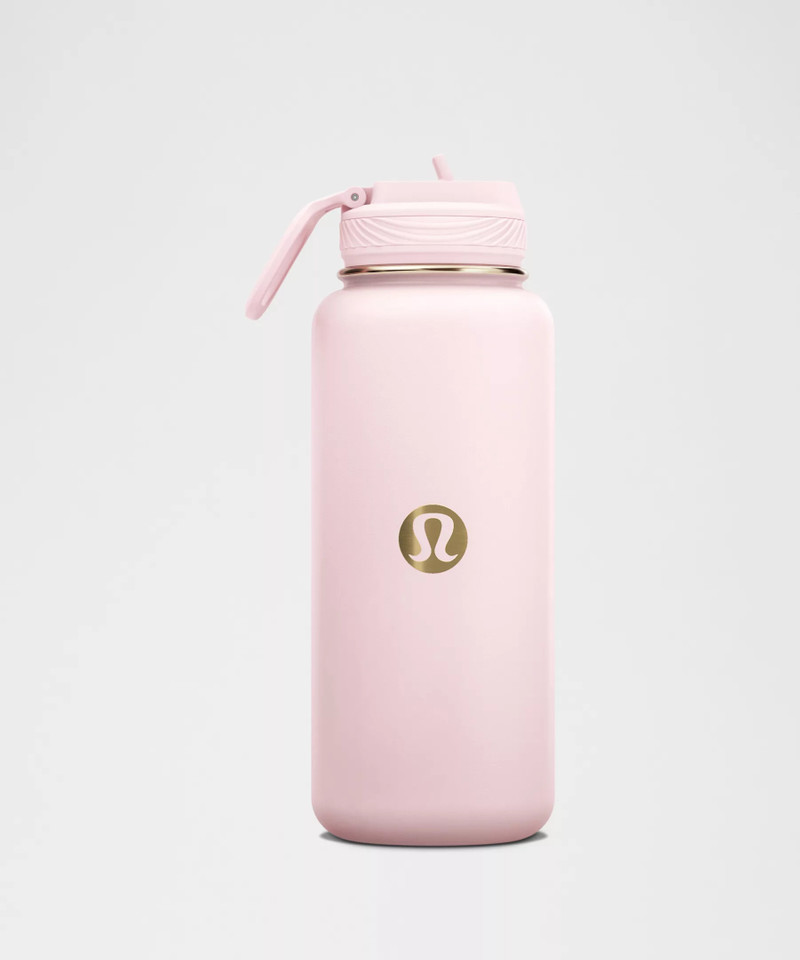 lululemon Back to Life Sport Bottle 32oz Straw Lid *Stack outlook