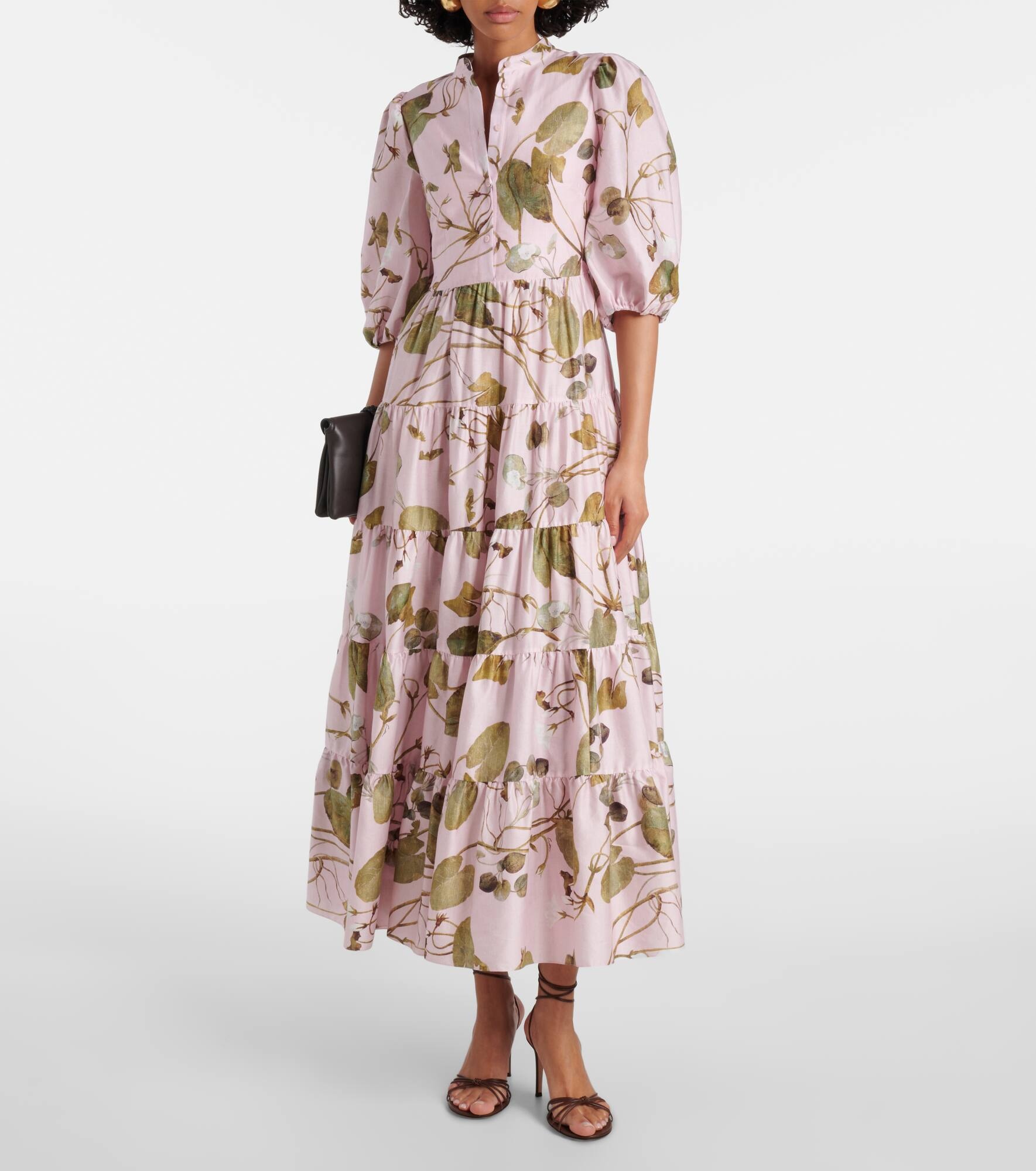 Floral cotton shirt dress - 2
