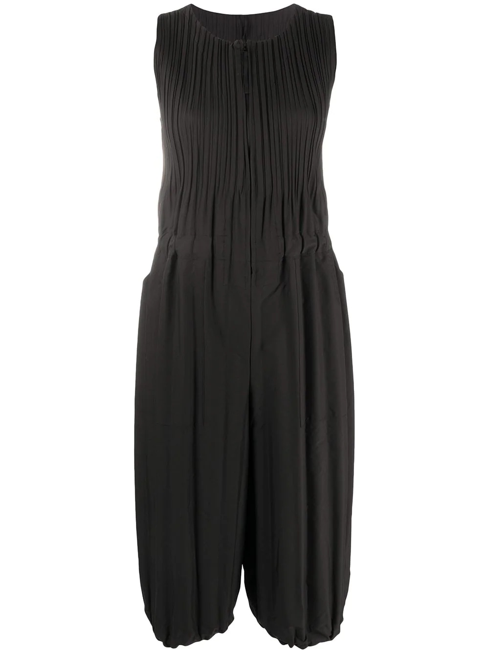 pleated jumpsuit - 1