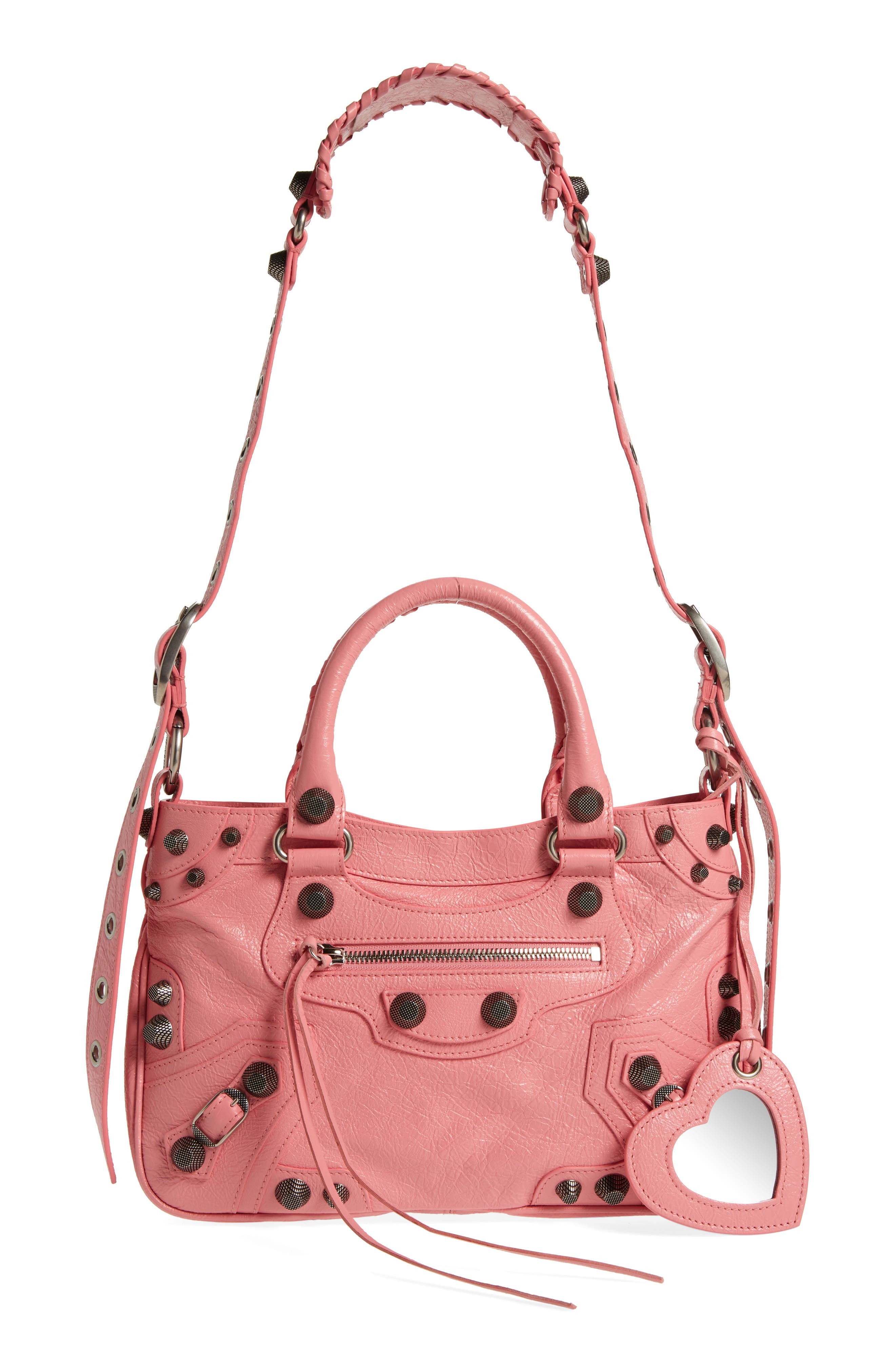 Medium Le Cagole Leather Shoulder Bag - 1