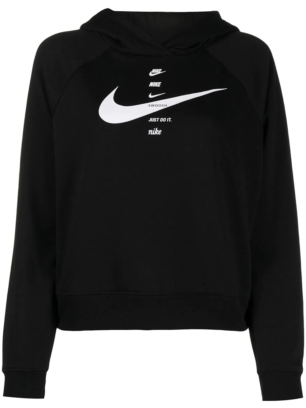 cropped logo sweatshirt - 1