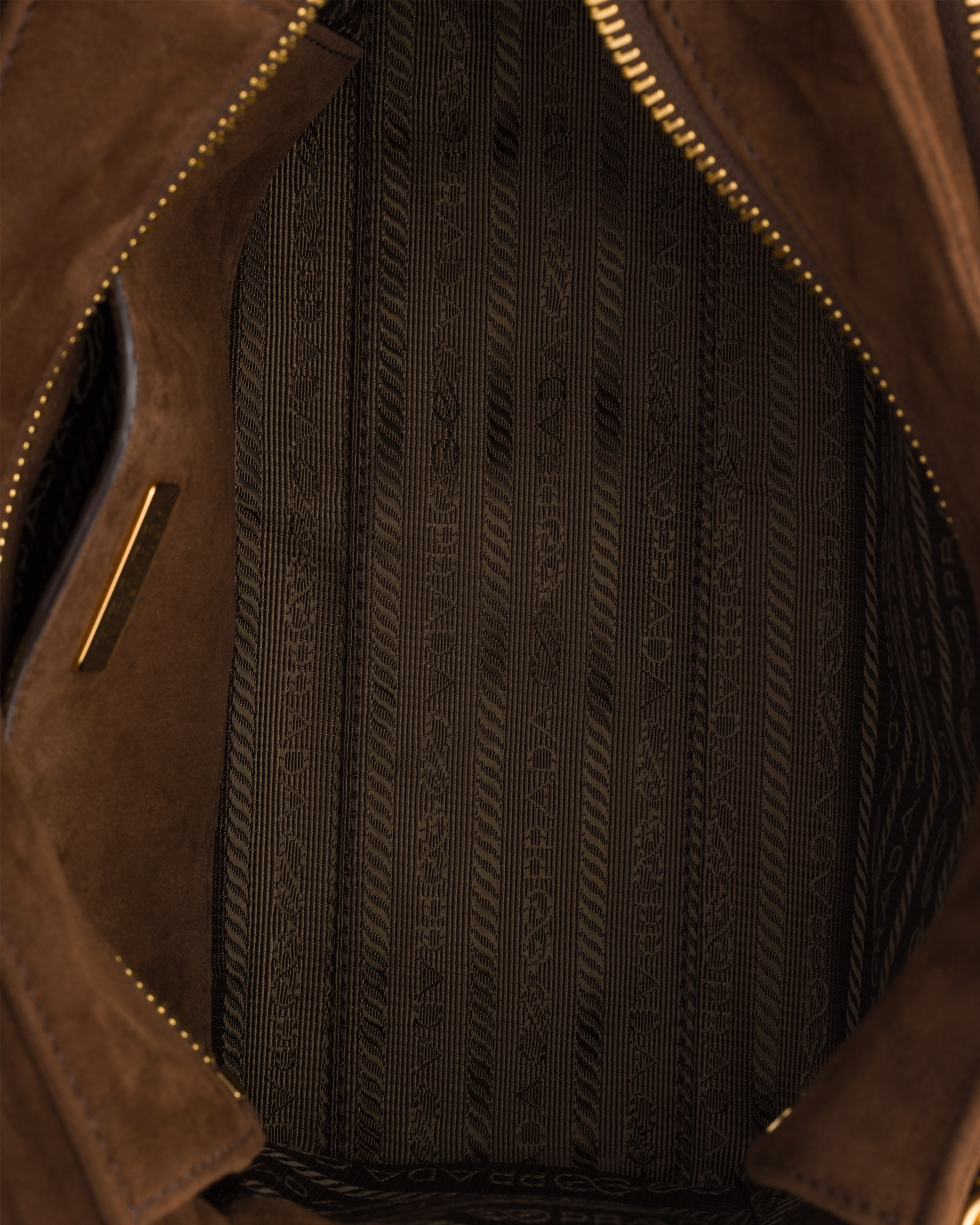 Prada Explore medium suede shoulder bag - 5