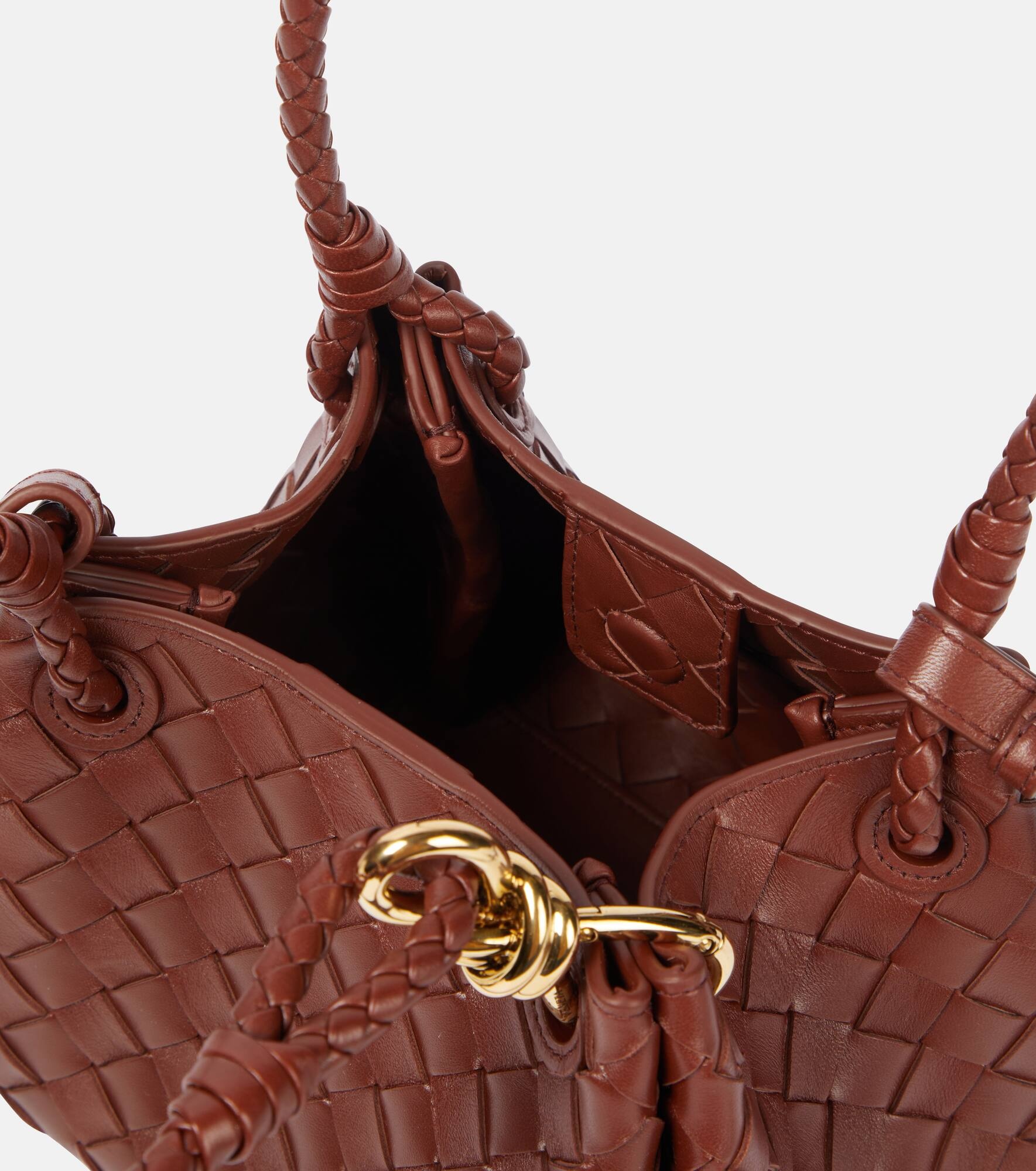 Parachute Small Intrecciato leather tote bag - 3