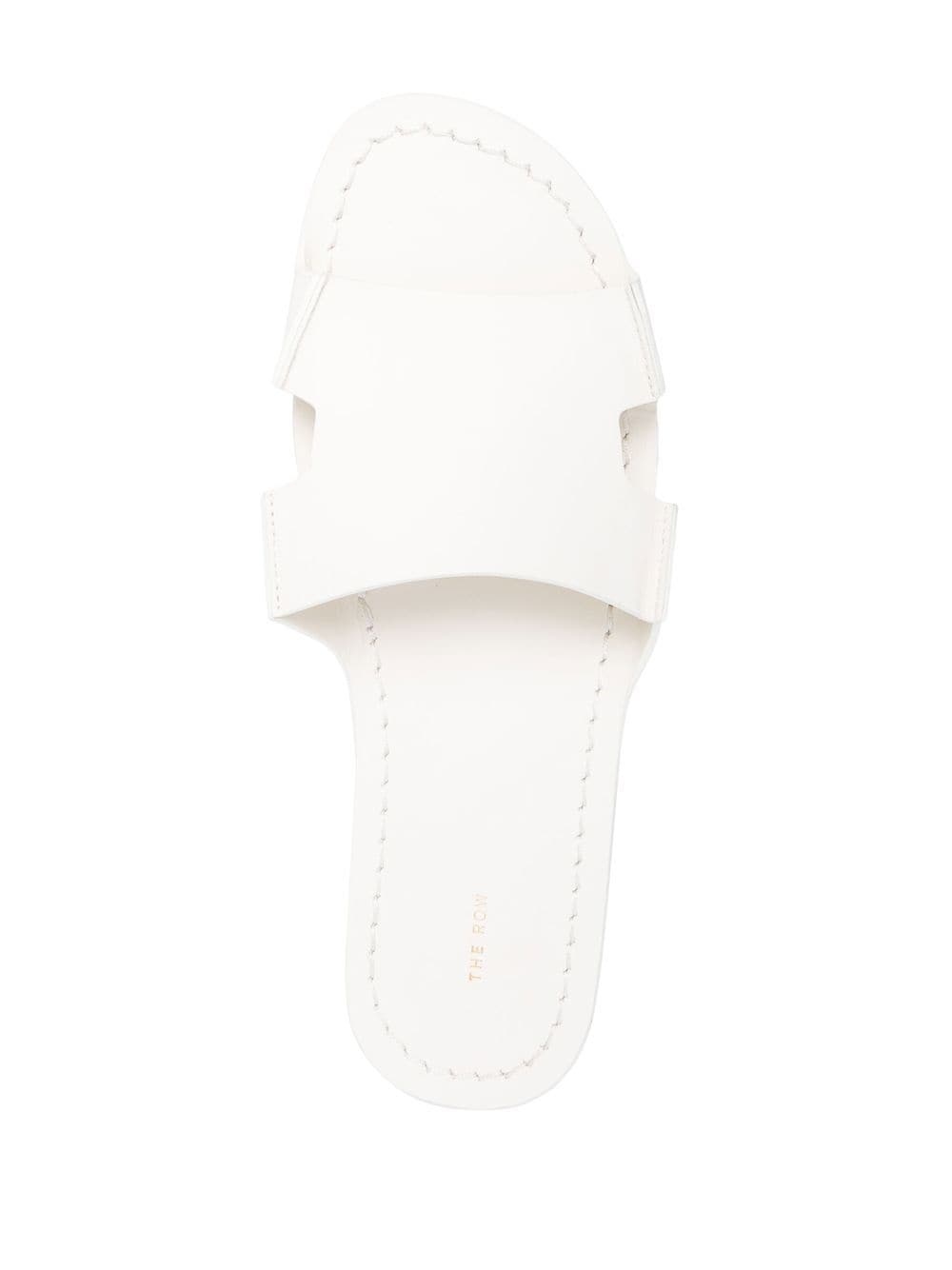 cut-out faux-leather sandals - 4
