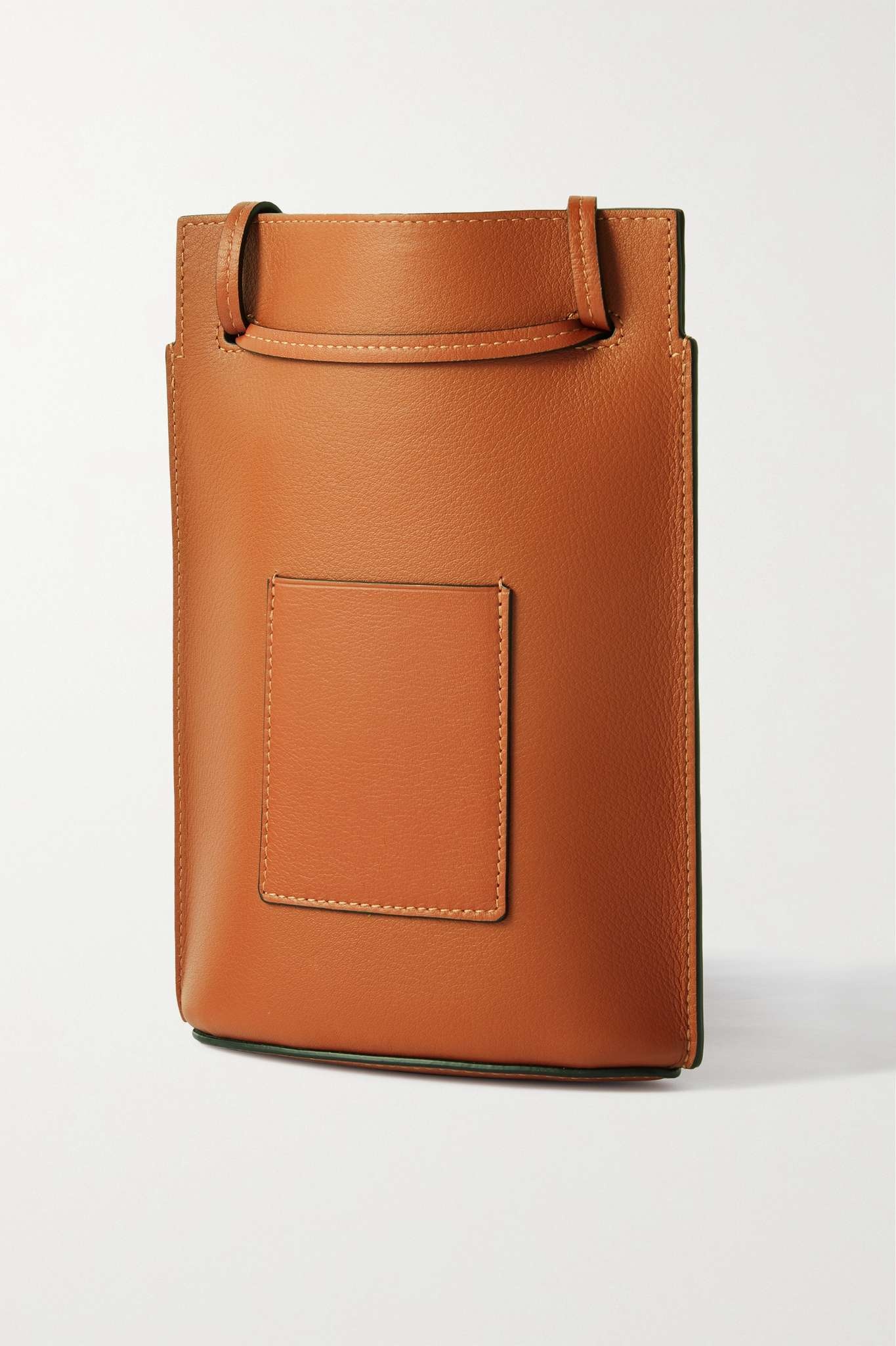 Dice Pocket embellished leather shoulder bag - 3