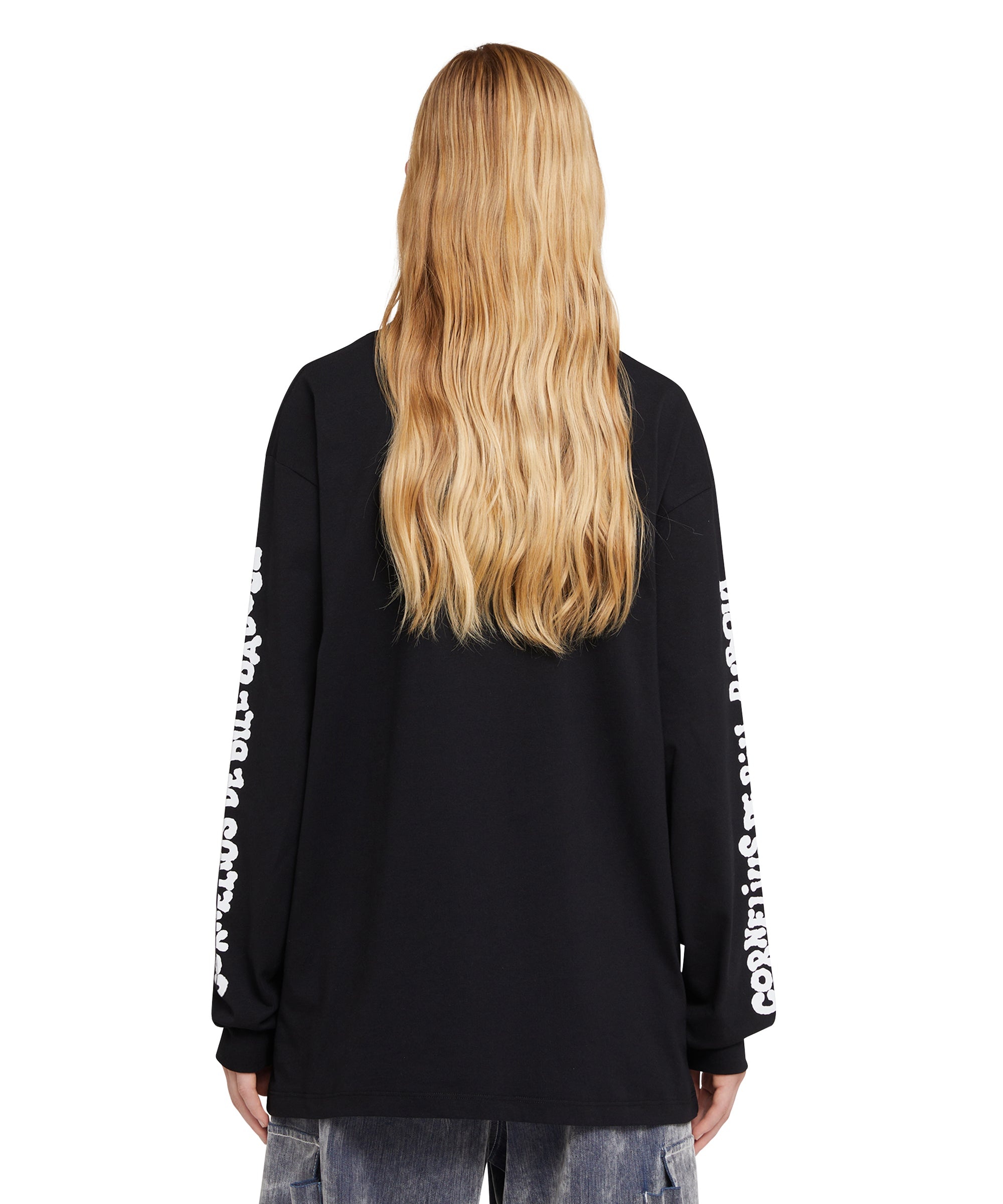 Organic cotton crewneck t-shirt from the MSGM Fantastic Green Capsule - 7
