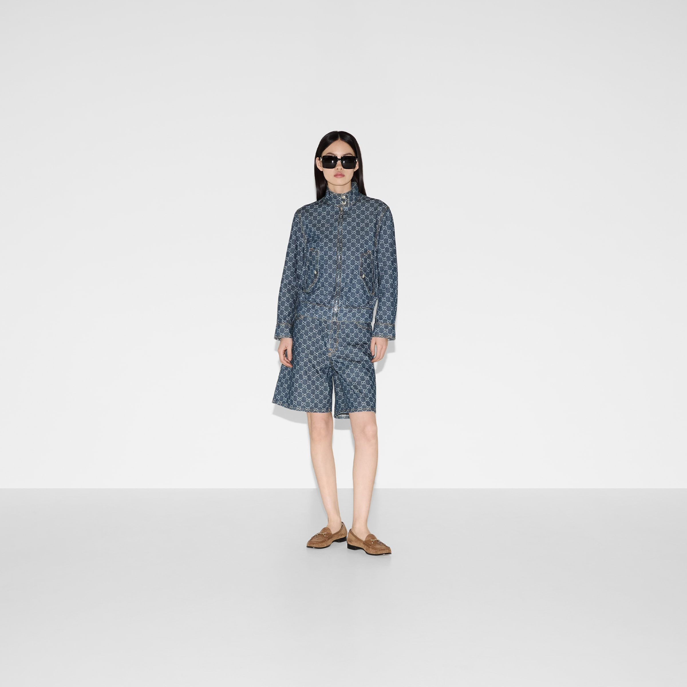 GG denim jacquard jacket - 2