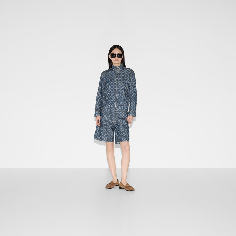 GUCCI GG denim jacquard jacket outlook