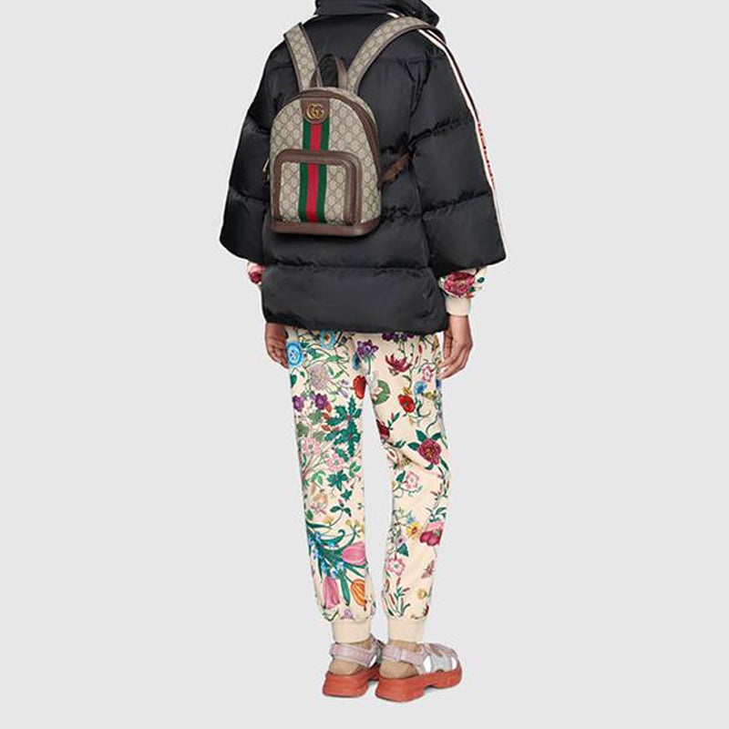 Gucci Ophidia GG Supreme Monogram Small Backpack 'Beige' 547965-9U8BT-8994 - 8