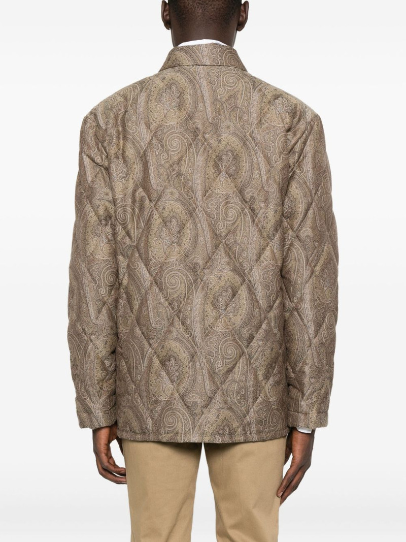paisley-print shirt jacket 4
