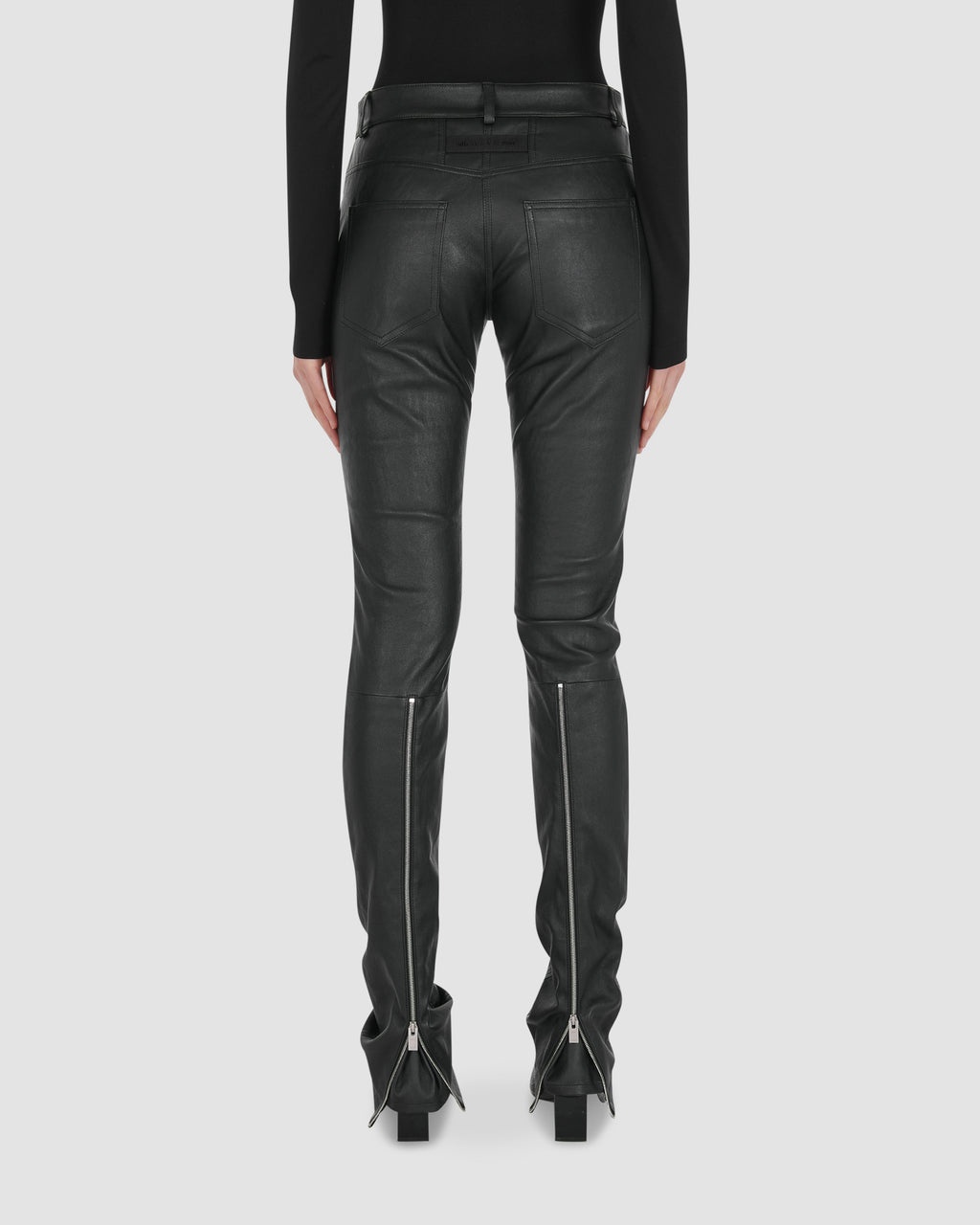 STRETCH LEATHER DEVILLE PANT - 5