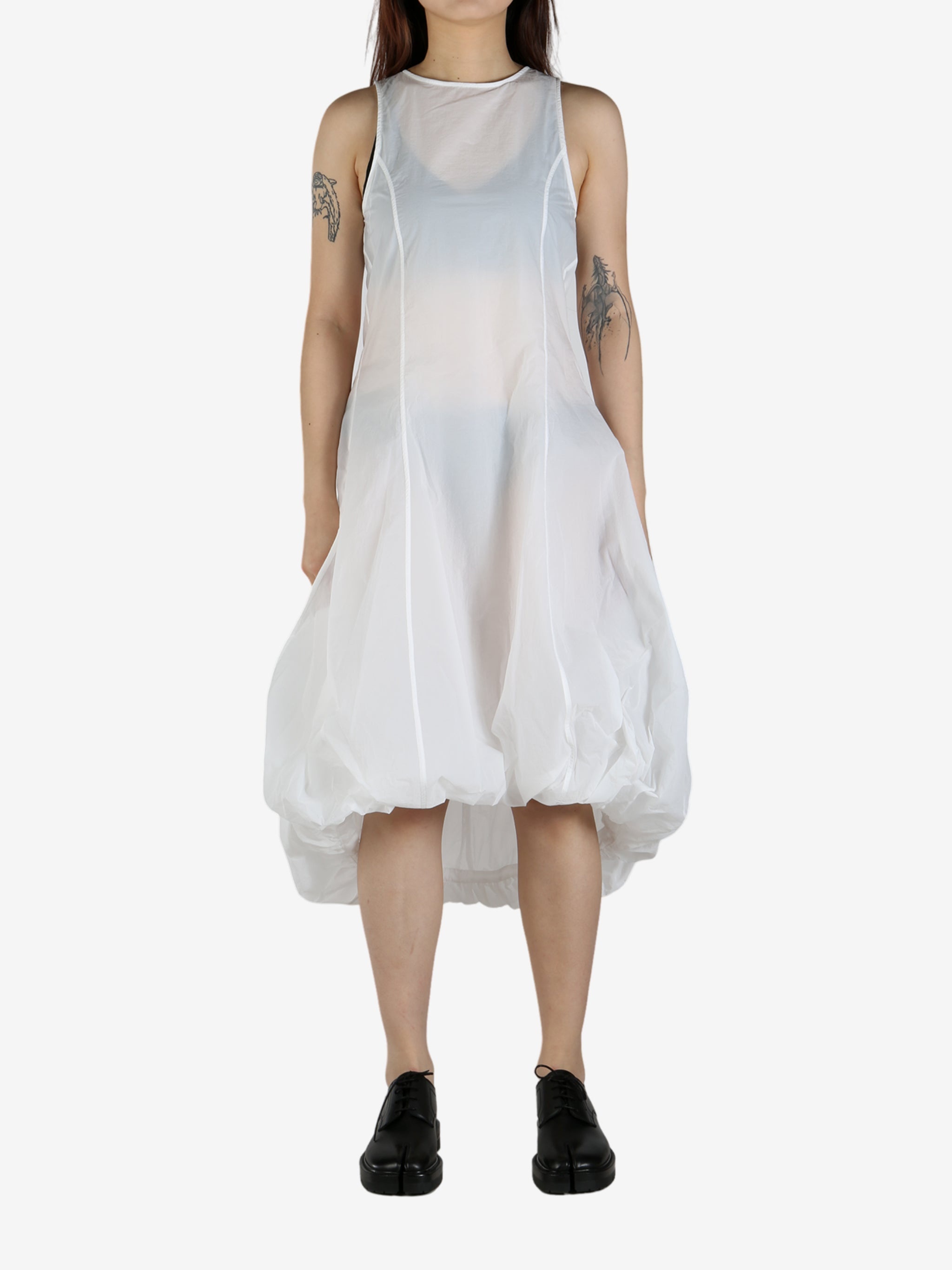 AMOMENTO - Women Sheer Volume Dress - 1