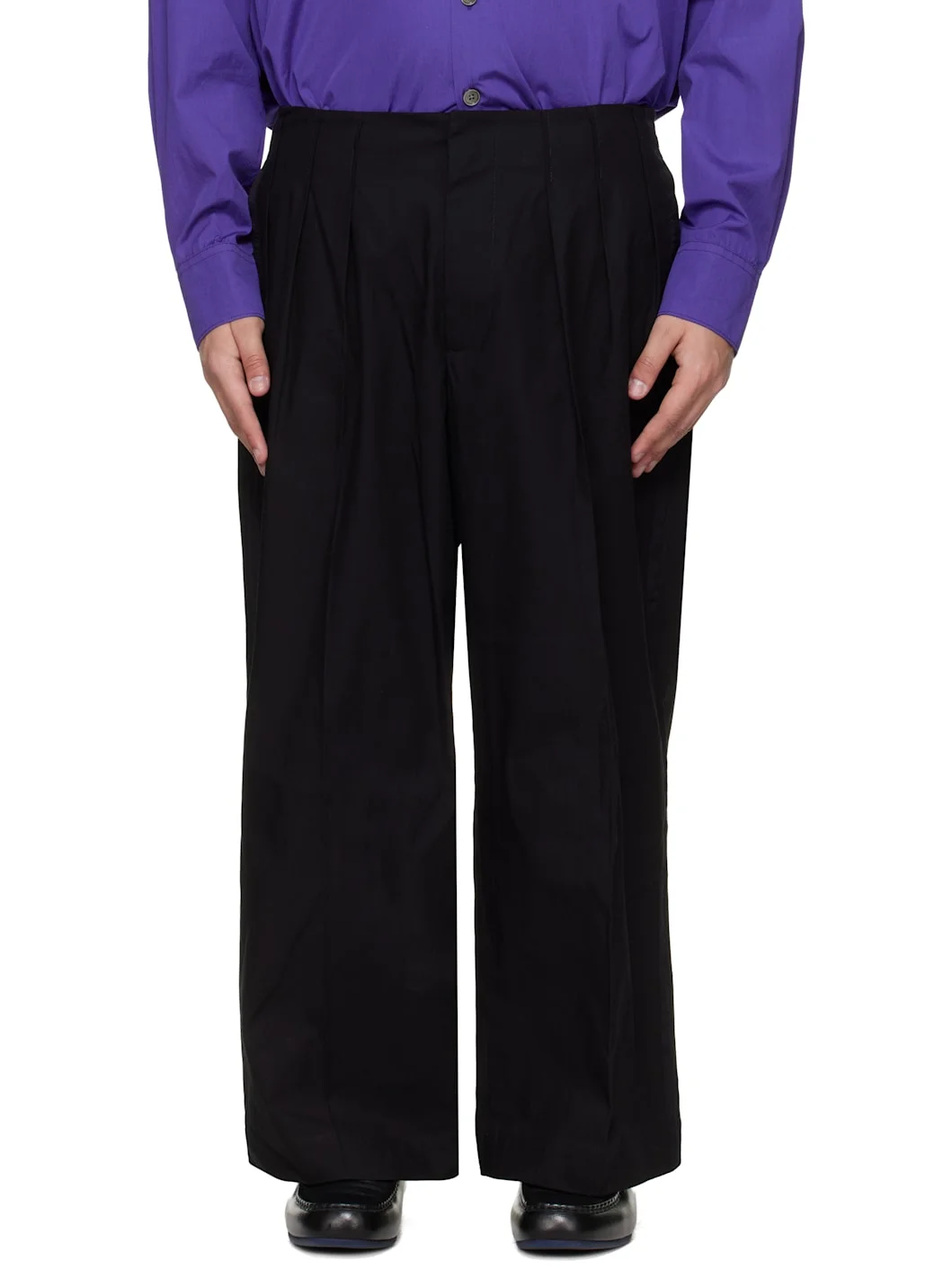Black 'The Magician' Trousers - 1