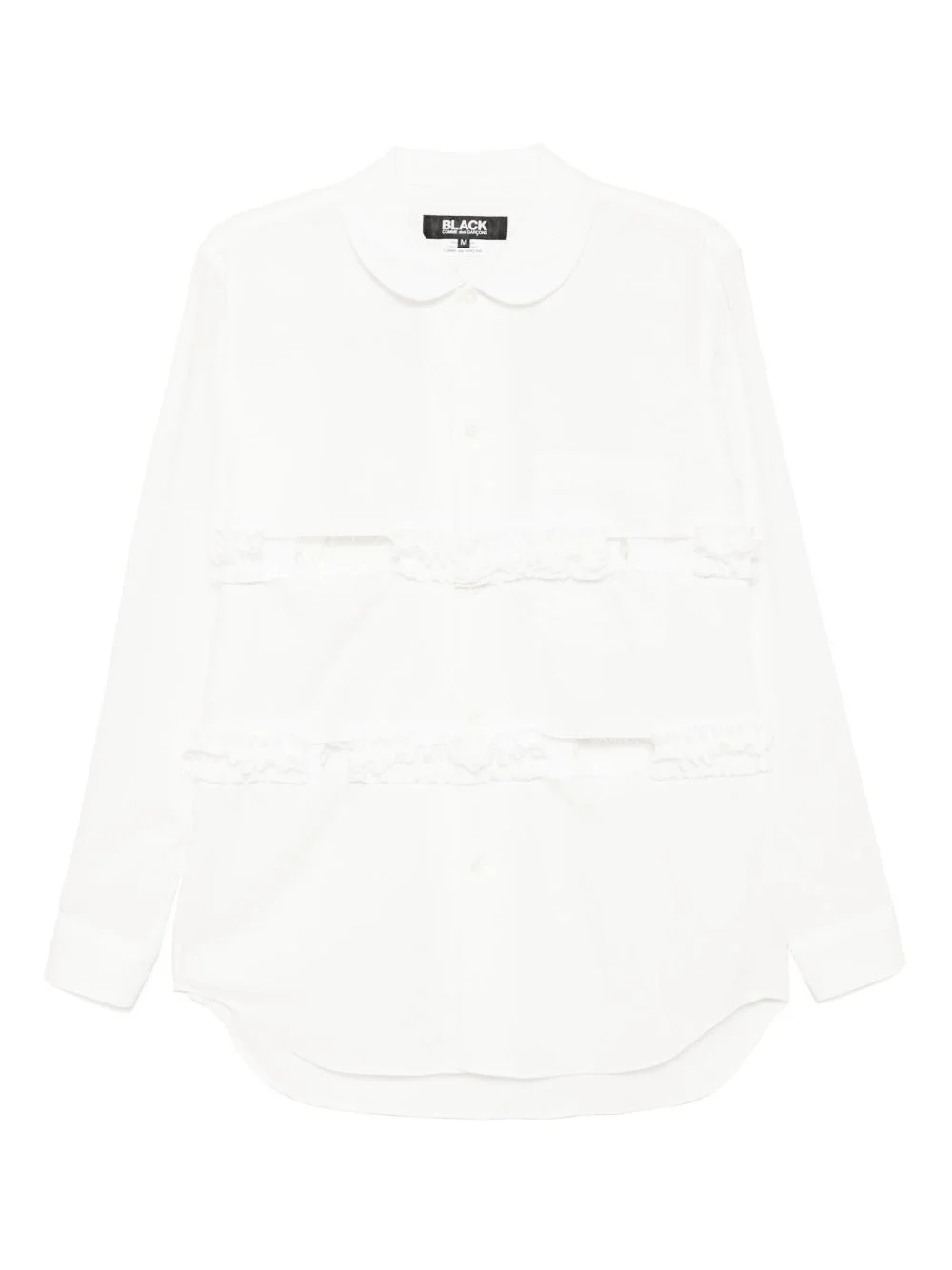 ruffle peter pan-collar shirt - 1