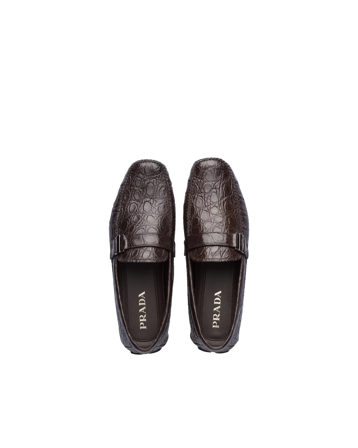 Crocodile leather loafers - 3