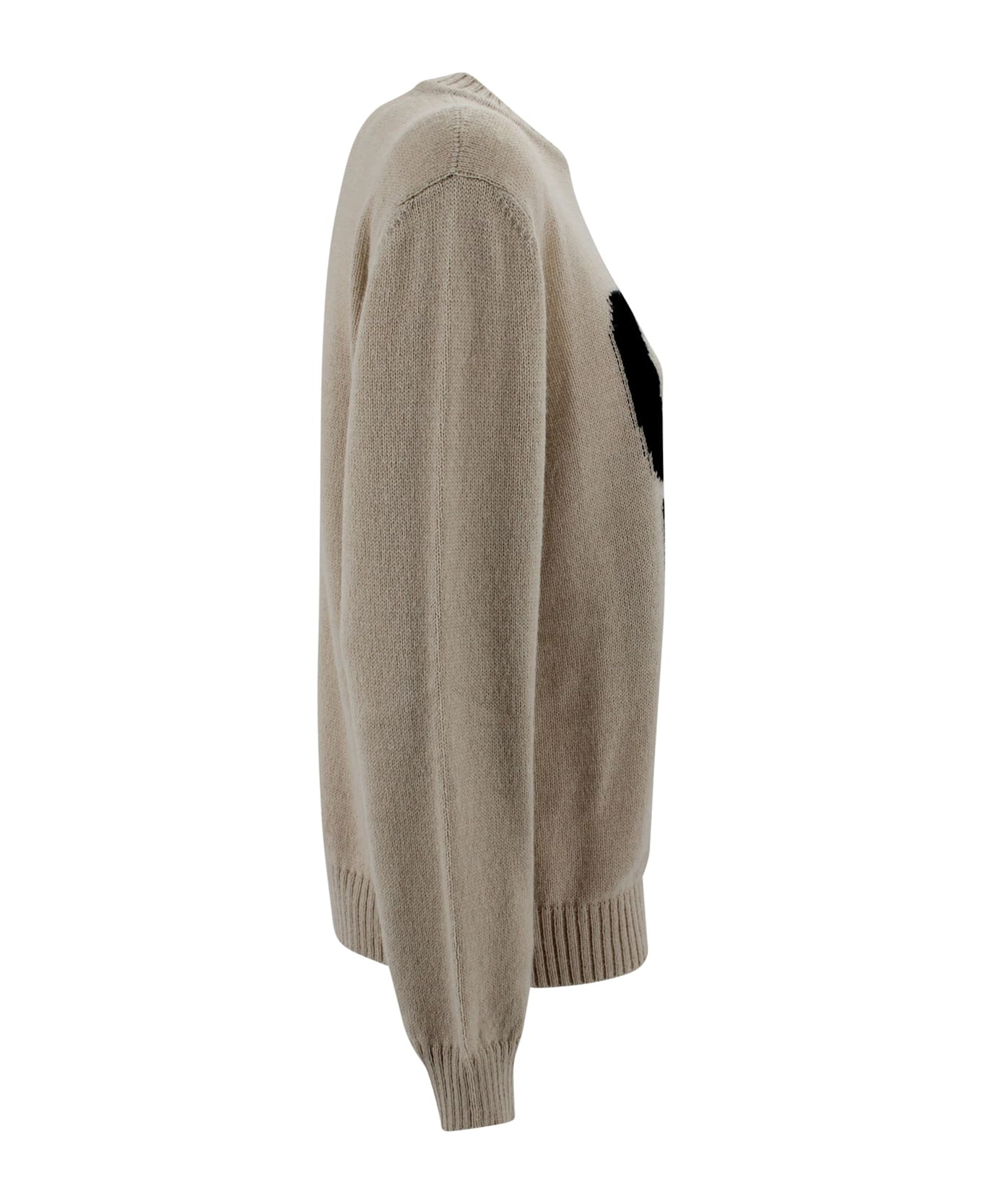 Alpaca And Wool Jumper - 3
