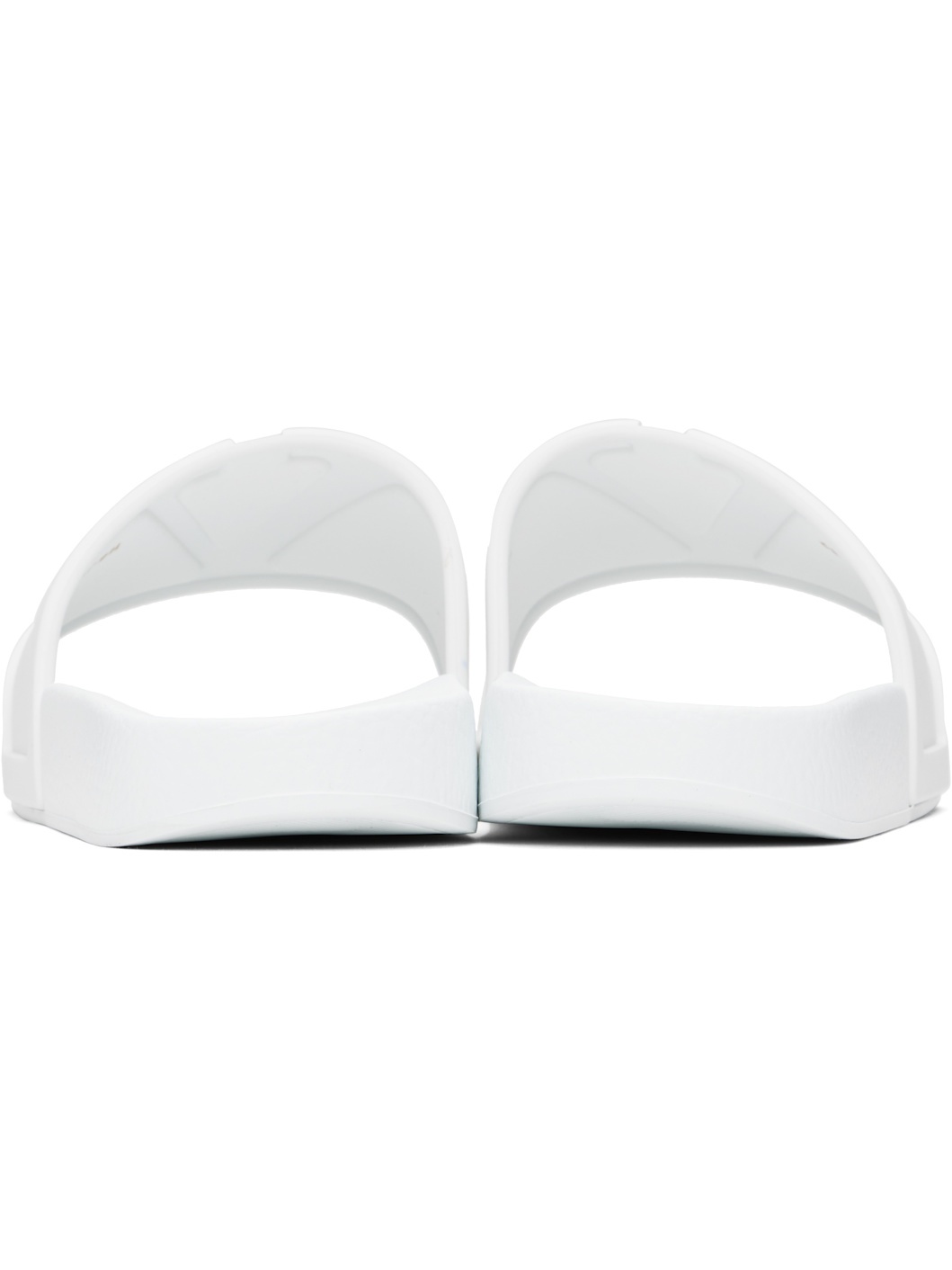 White Coolside Pool Slides - 2