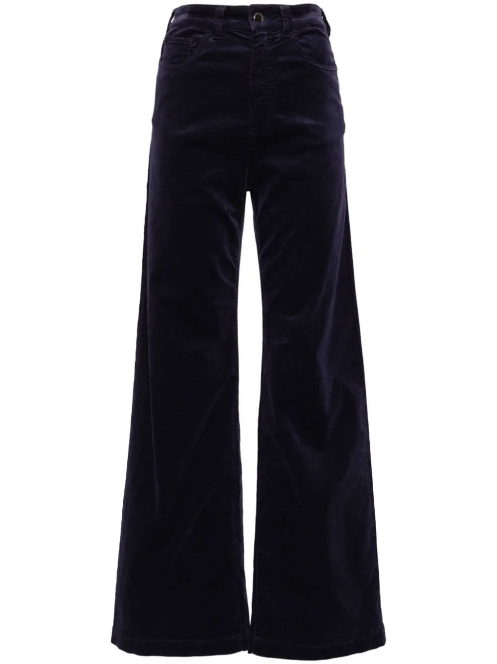 high-rise corduroy palazzo pants - 1