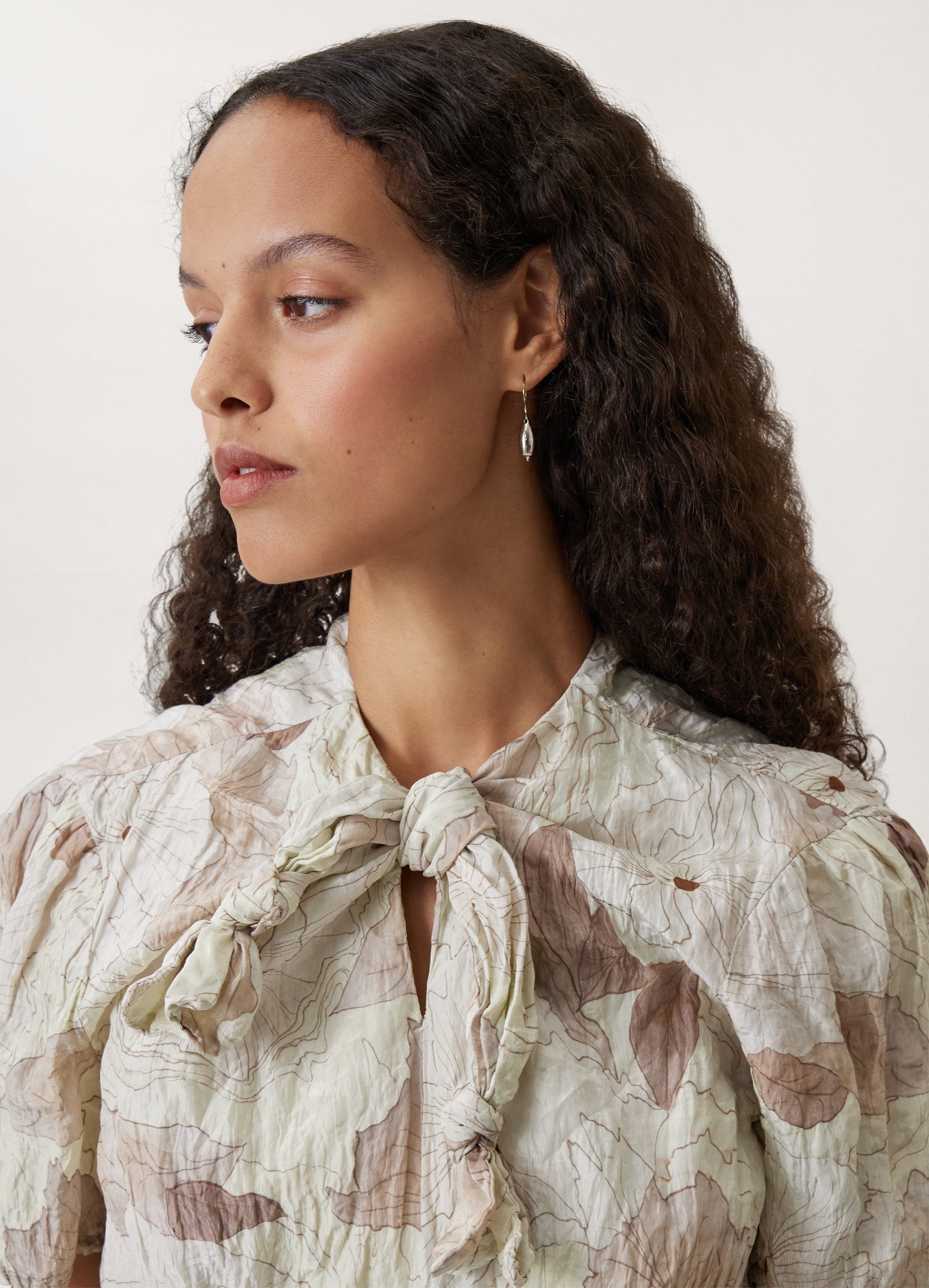 CRINKLED LOOSE DRESS - 3