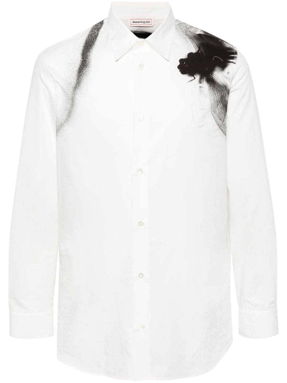 graphic-print cotton shirt - 1