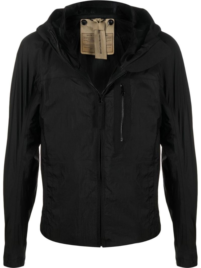 panelled hooded jacket - 1