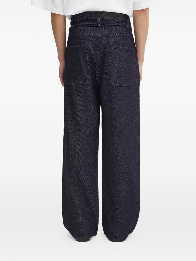 drawstring pearl-embellished jeans 4
