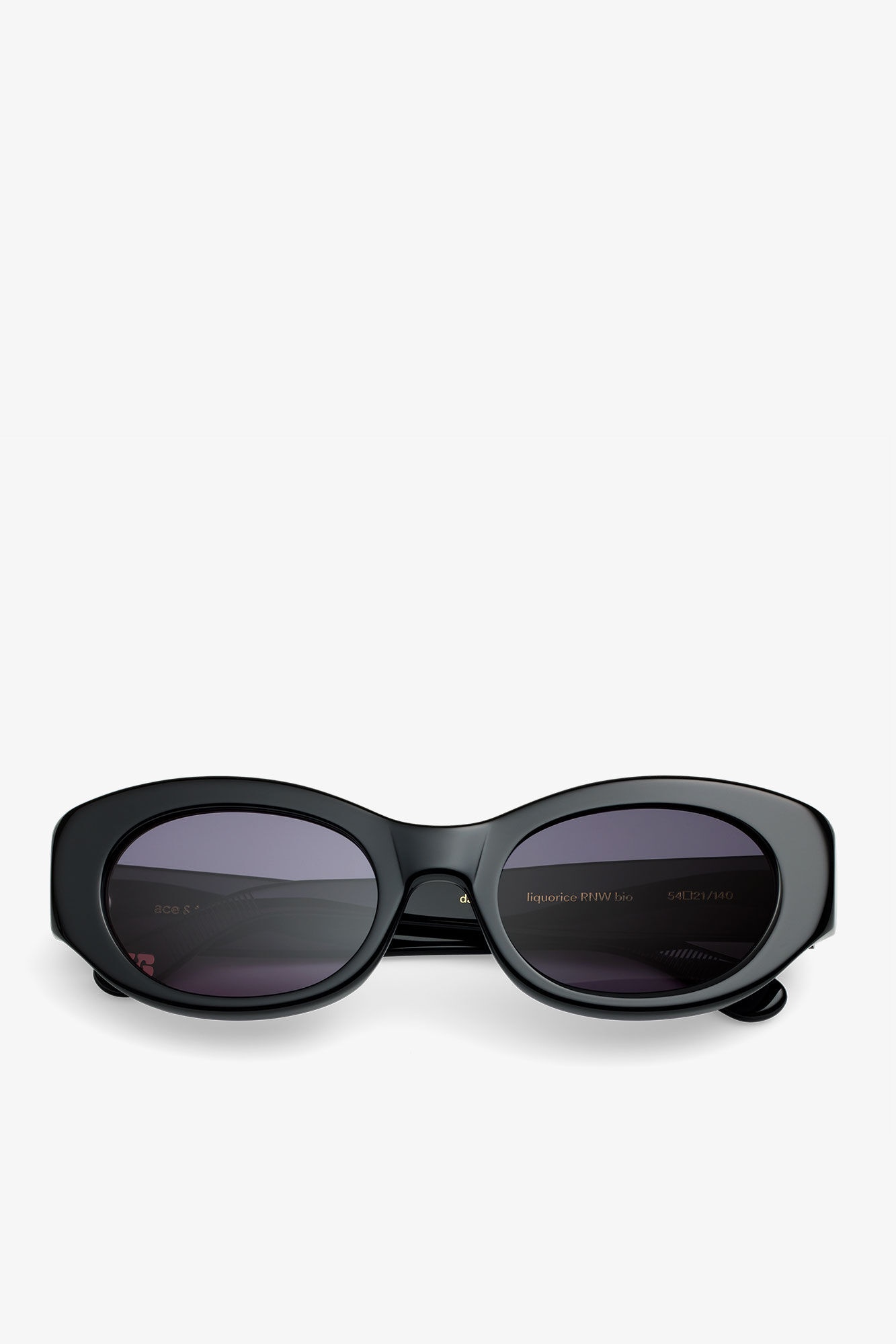 GANNI X ACE & TATE BLACK DAKOTA SUNGLASSES - 1