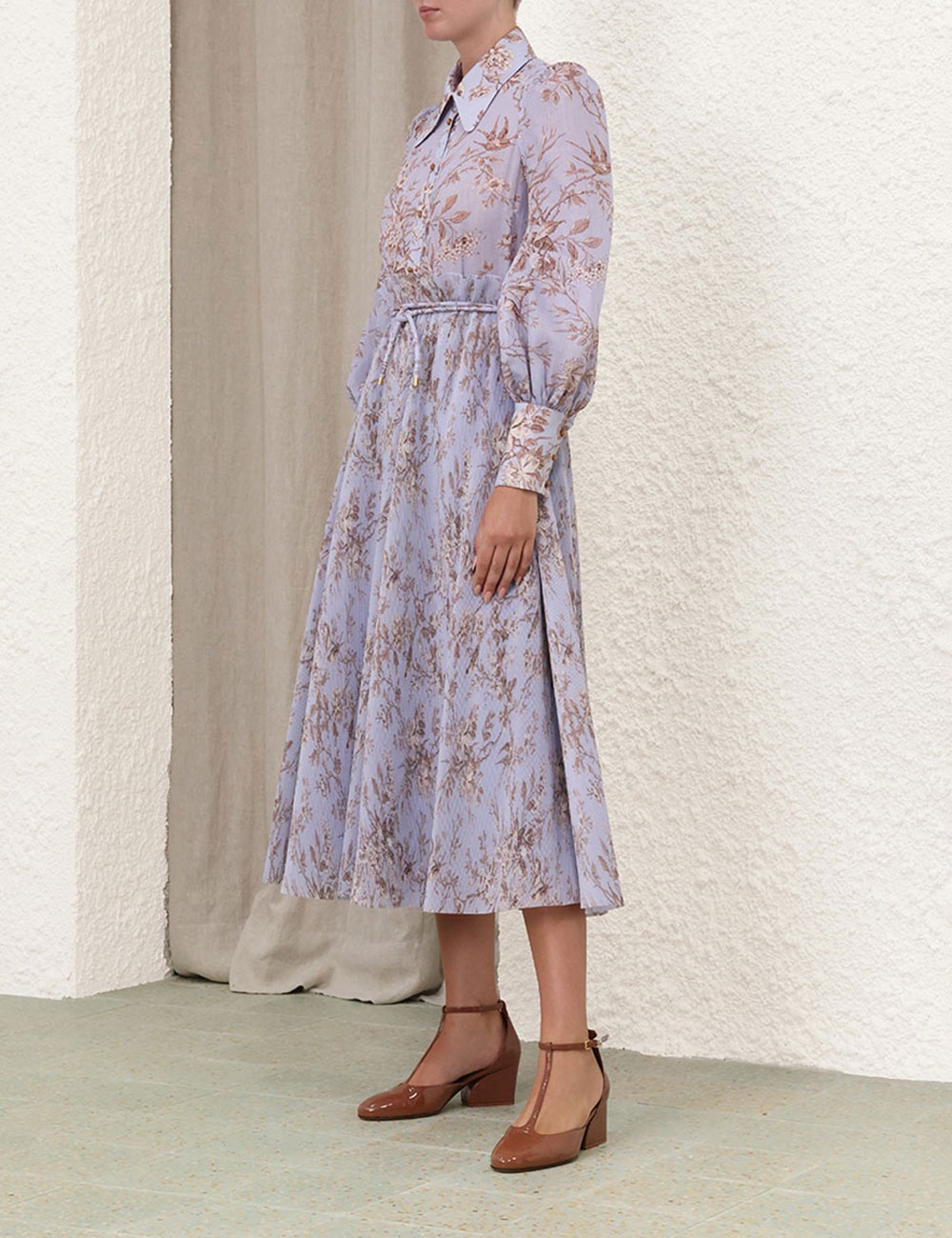 PLEATED MIDI SKIRT - 3