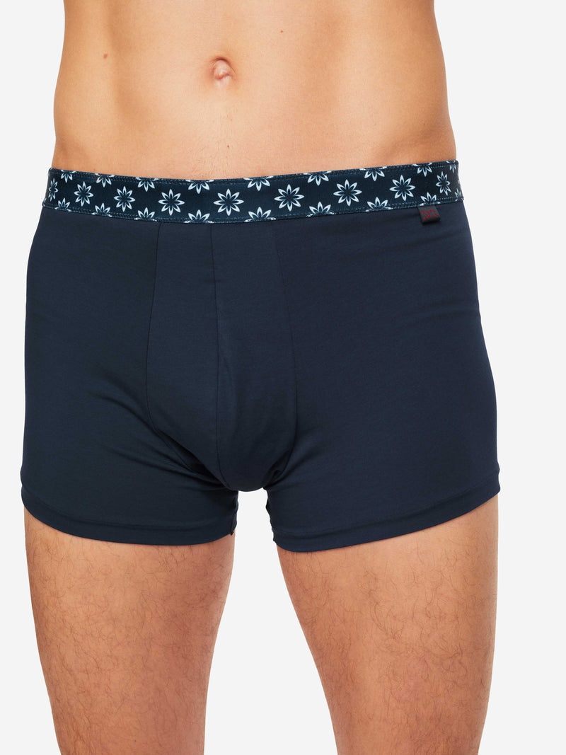 Men's Boxer Briefs Band 54 Pima Cotton Stretch Navy - 2