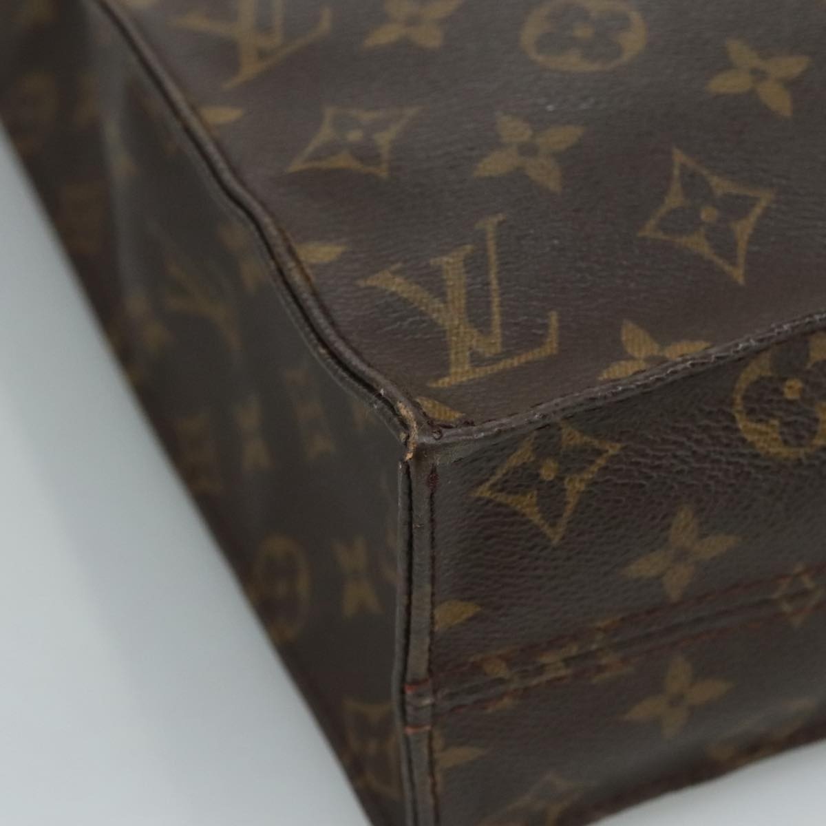LOUIS VUITTON Monogram Sac Plat Hand Bag M51140 - 13