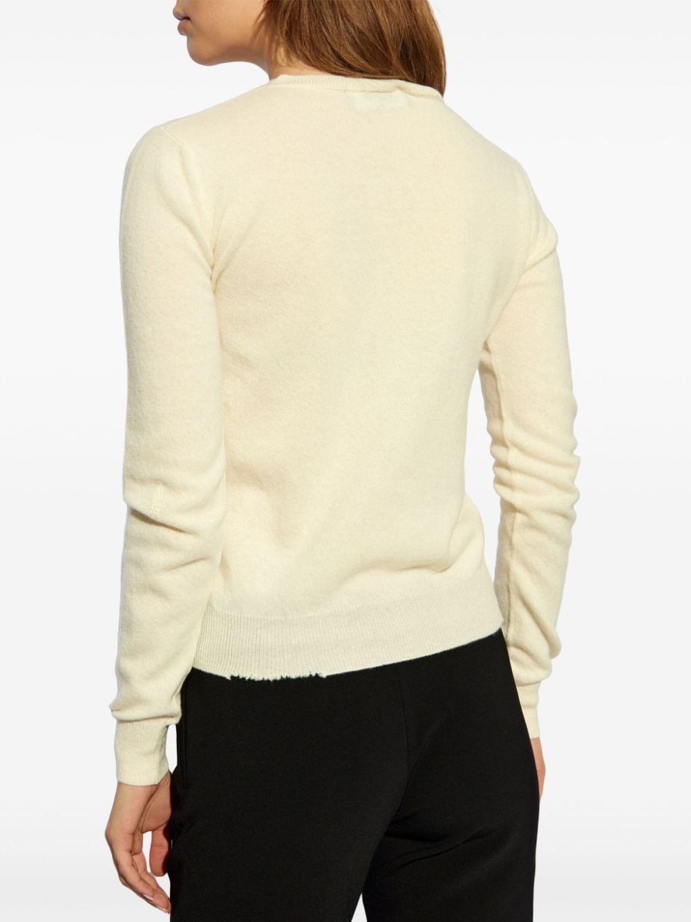 crew-neck wool jumper - 4