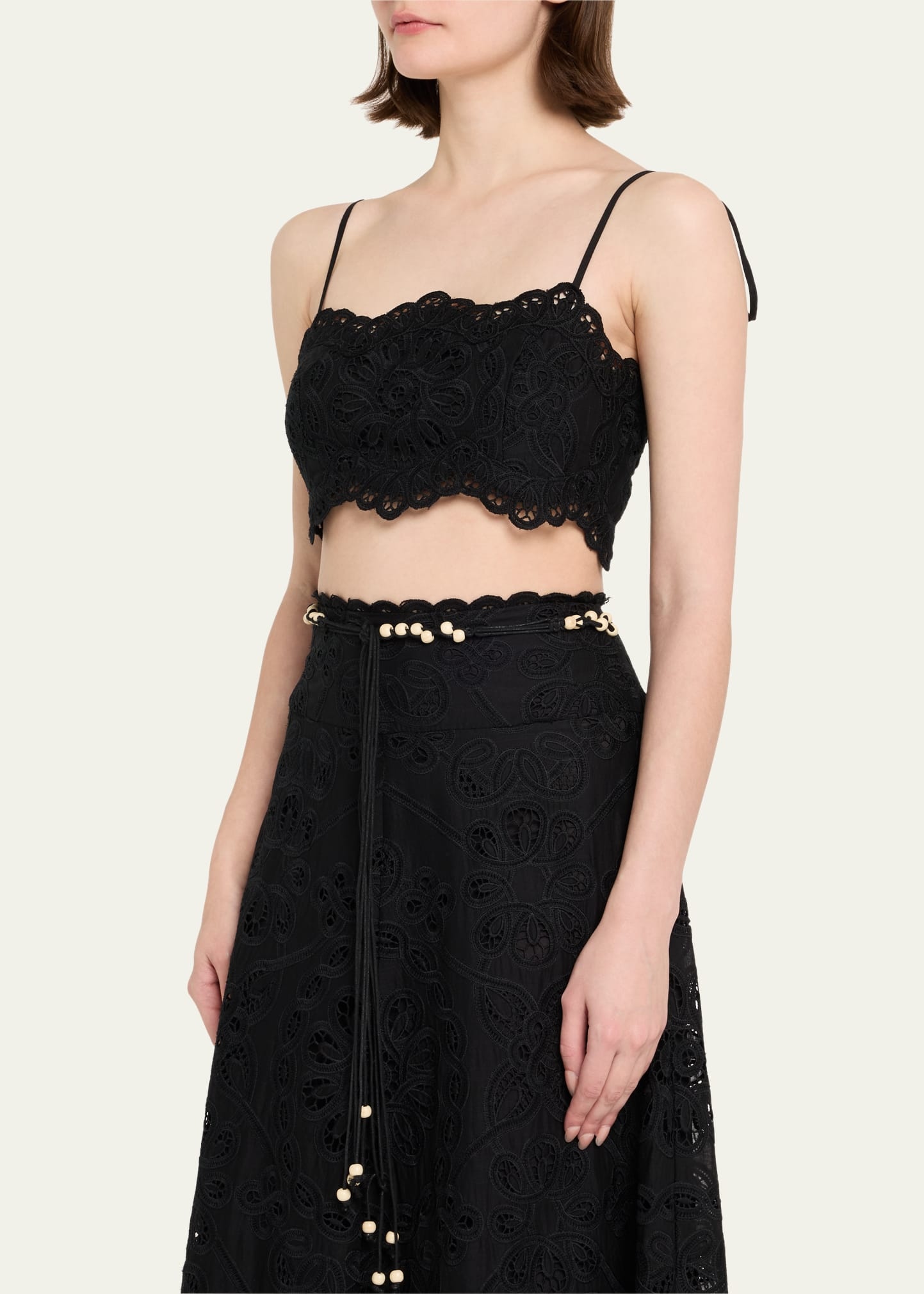 Rhiannon Embroidered Tie Bodice - 4