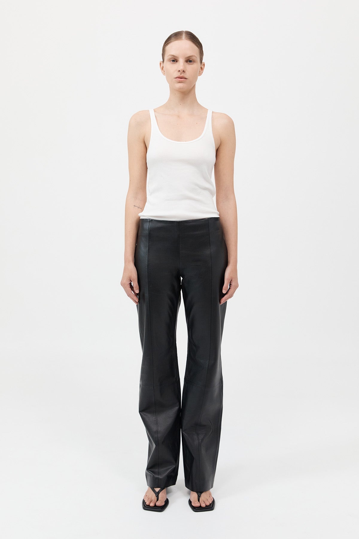 Leather Pants - Black - 2