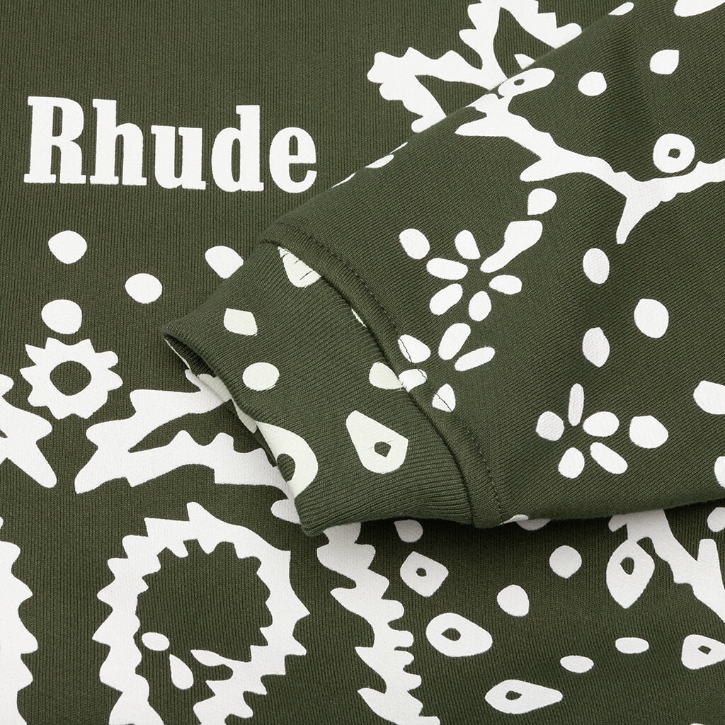 BANDANA HOODIE - OLIVE - 3