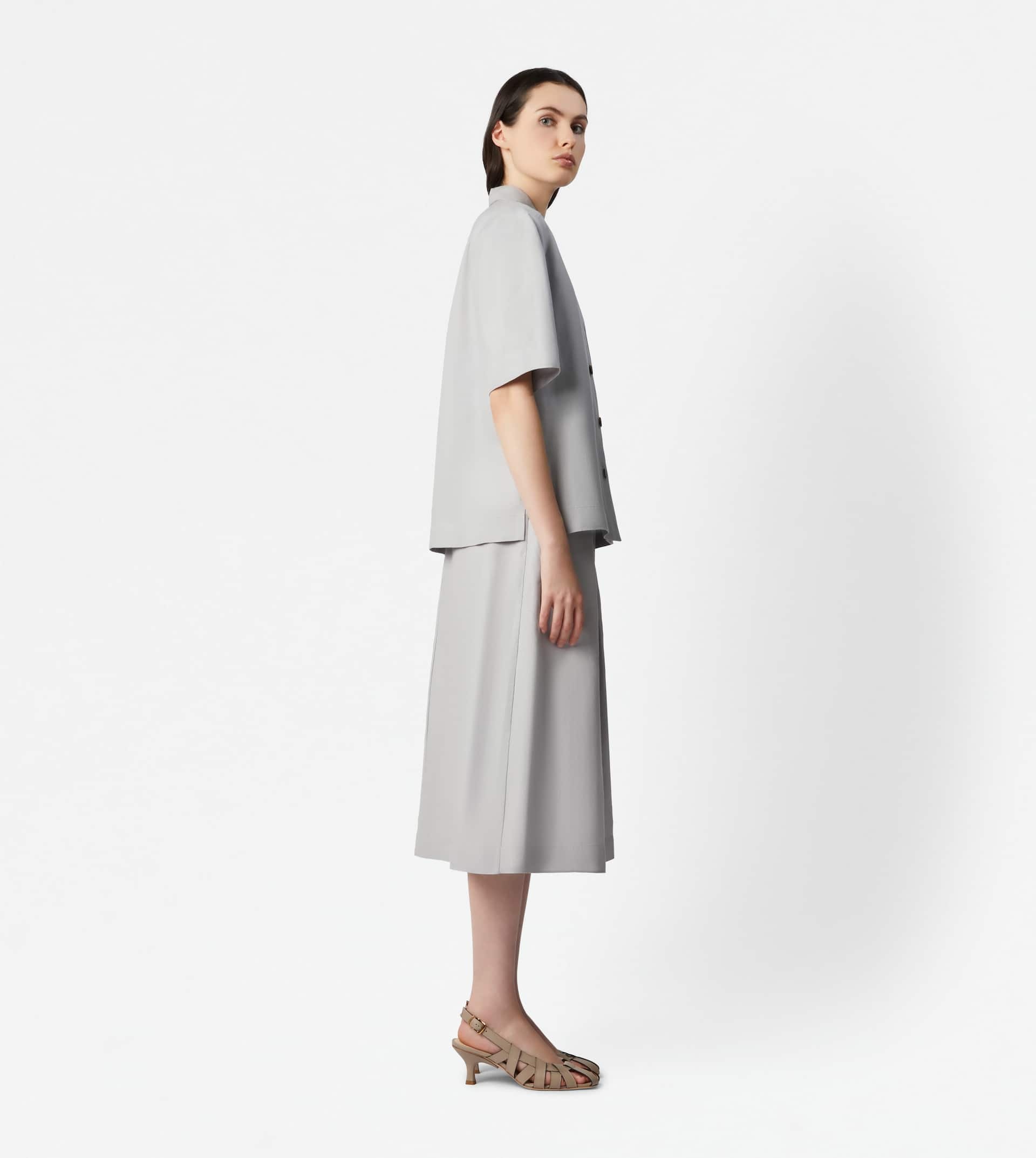 SHIRT IN LINEN - GREY - 4