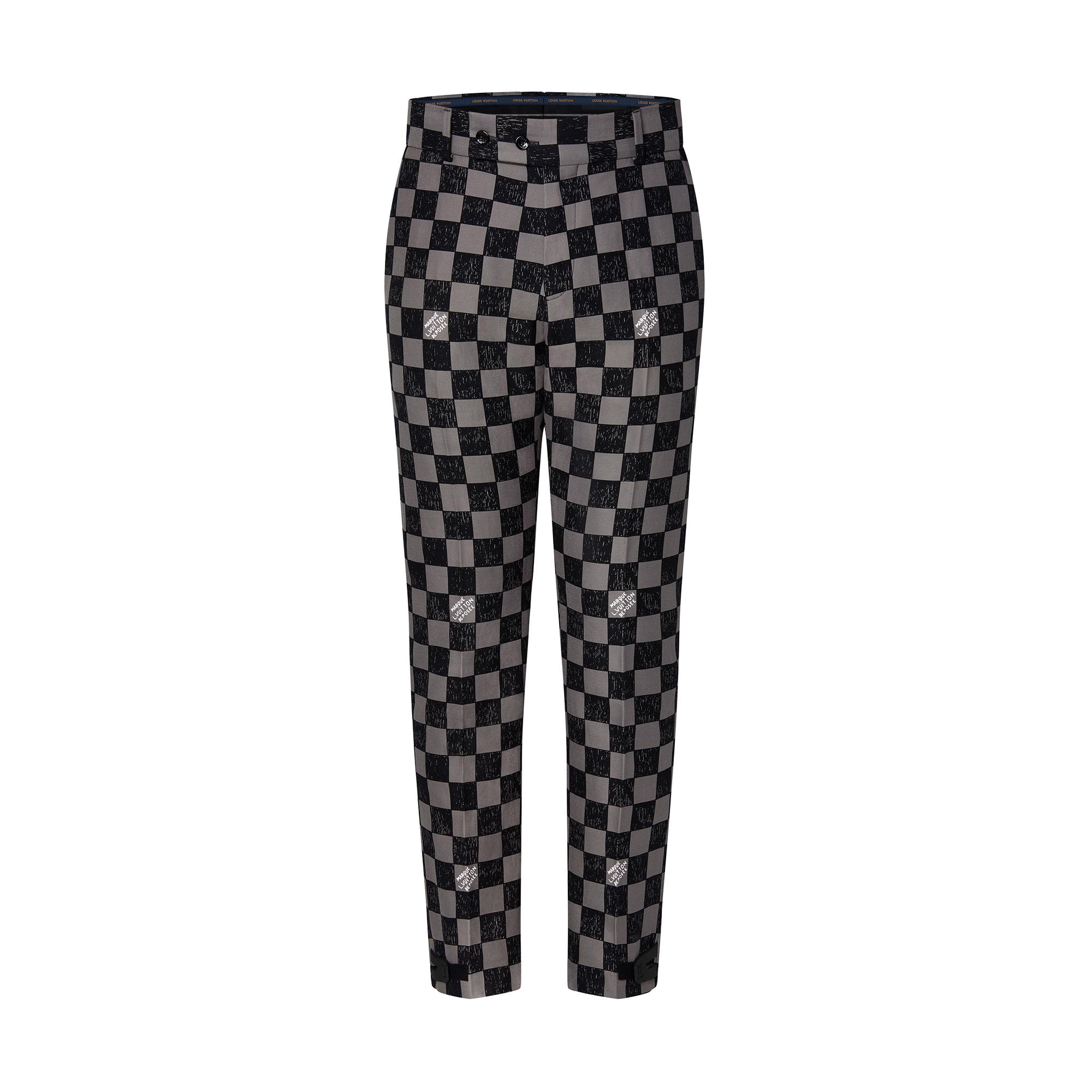 Damier Cigarette Pants - 1