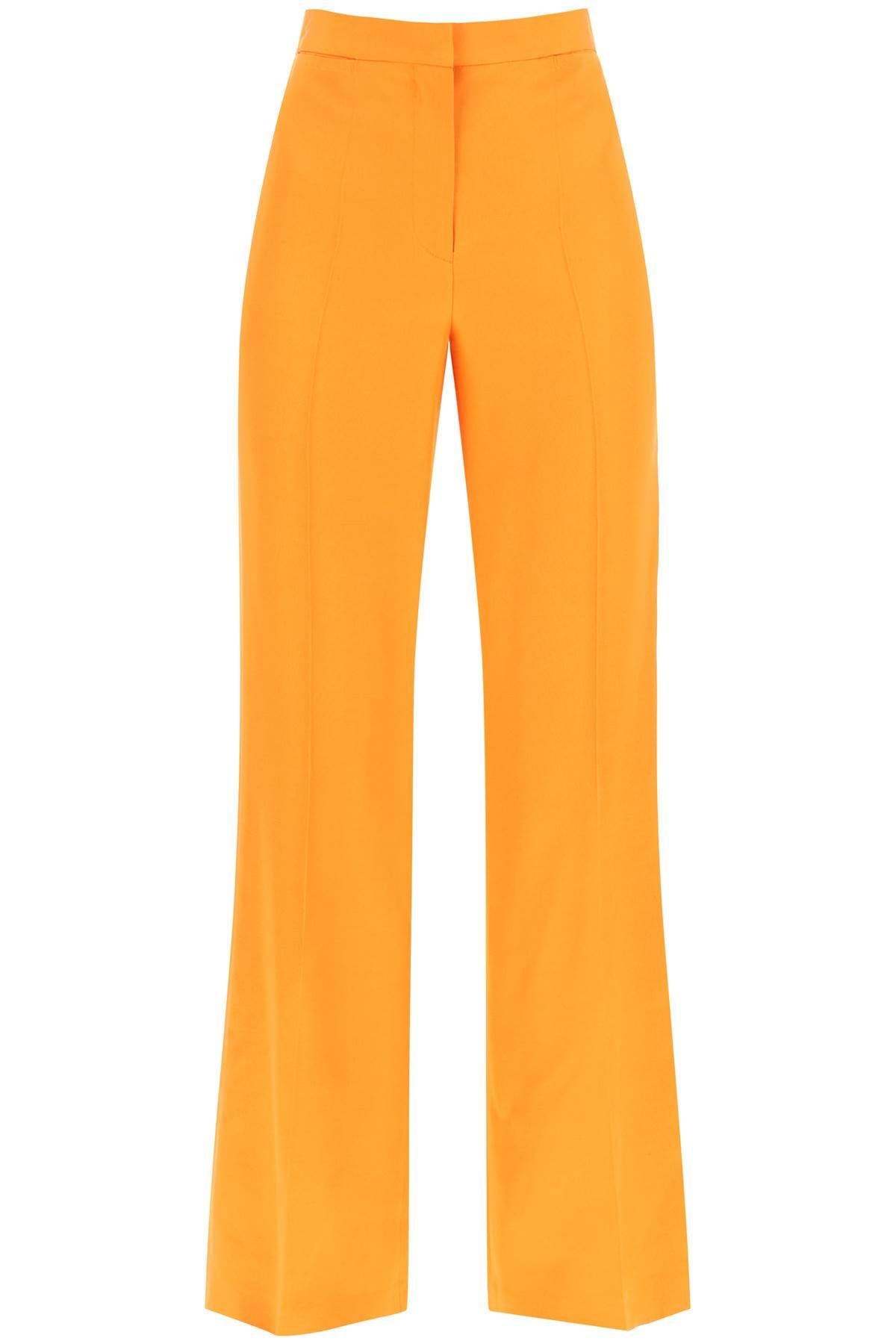 【送料&関税込】Stella McCartney Flared Tailoring Pants STELLA MCCARTNEY Cropped stretch-twill flared pants | NET-A