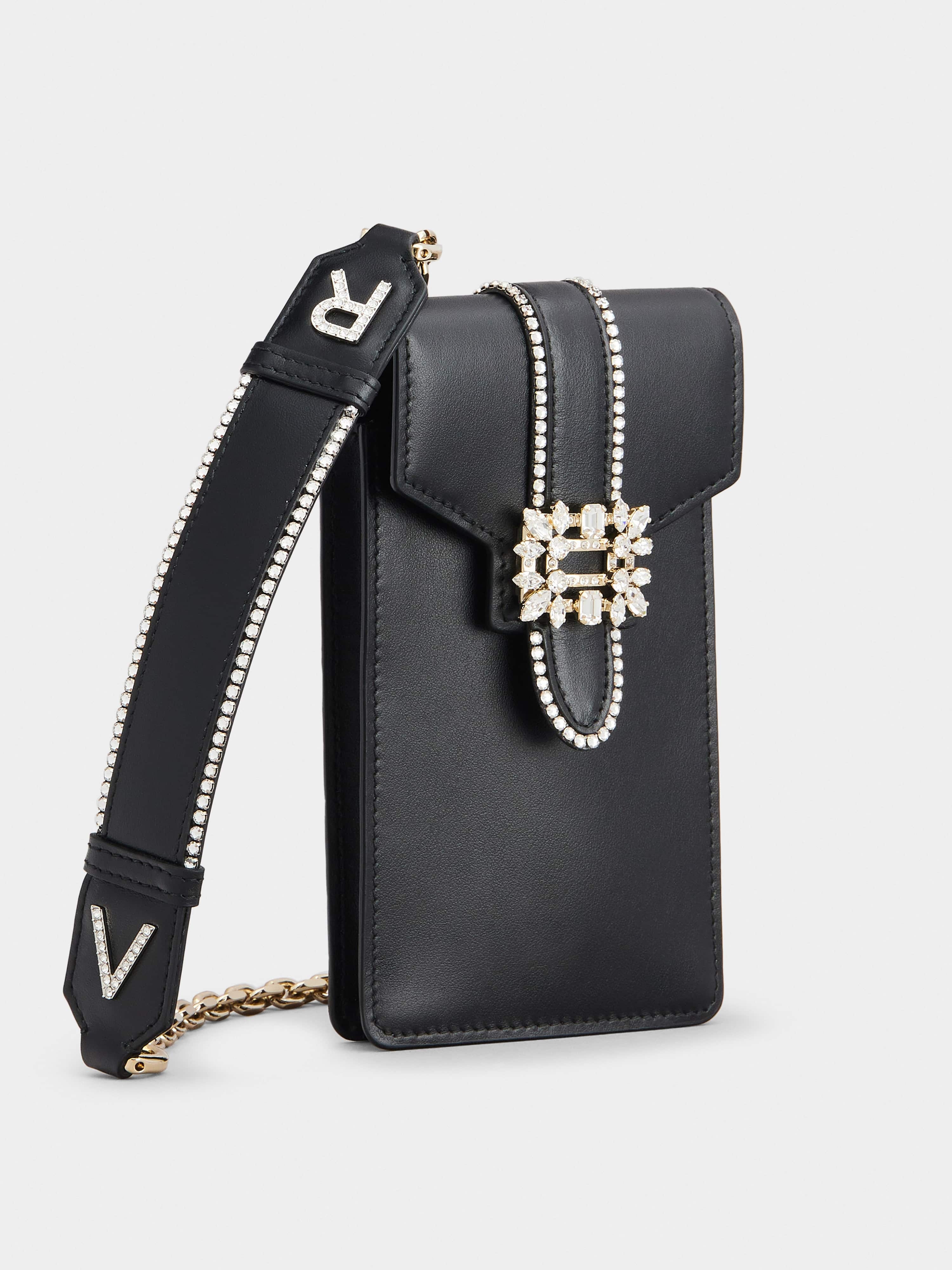 Miss Vivier Pocket Phone Holder in Leather - 2