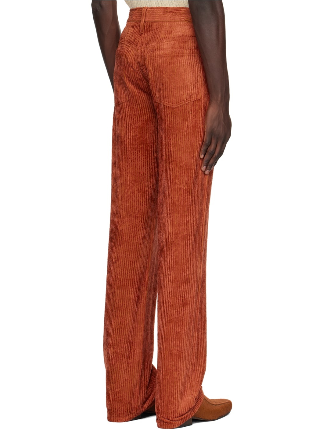 Orange Maceo Trousers - 3