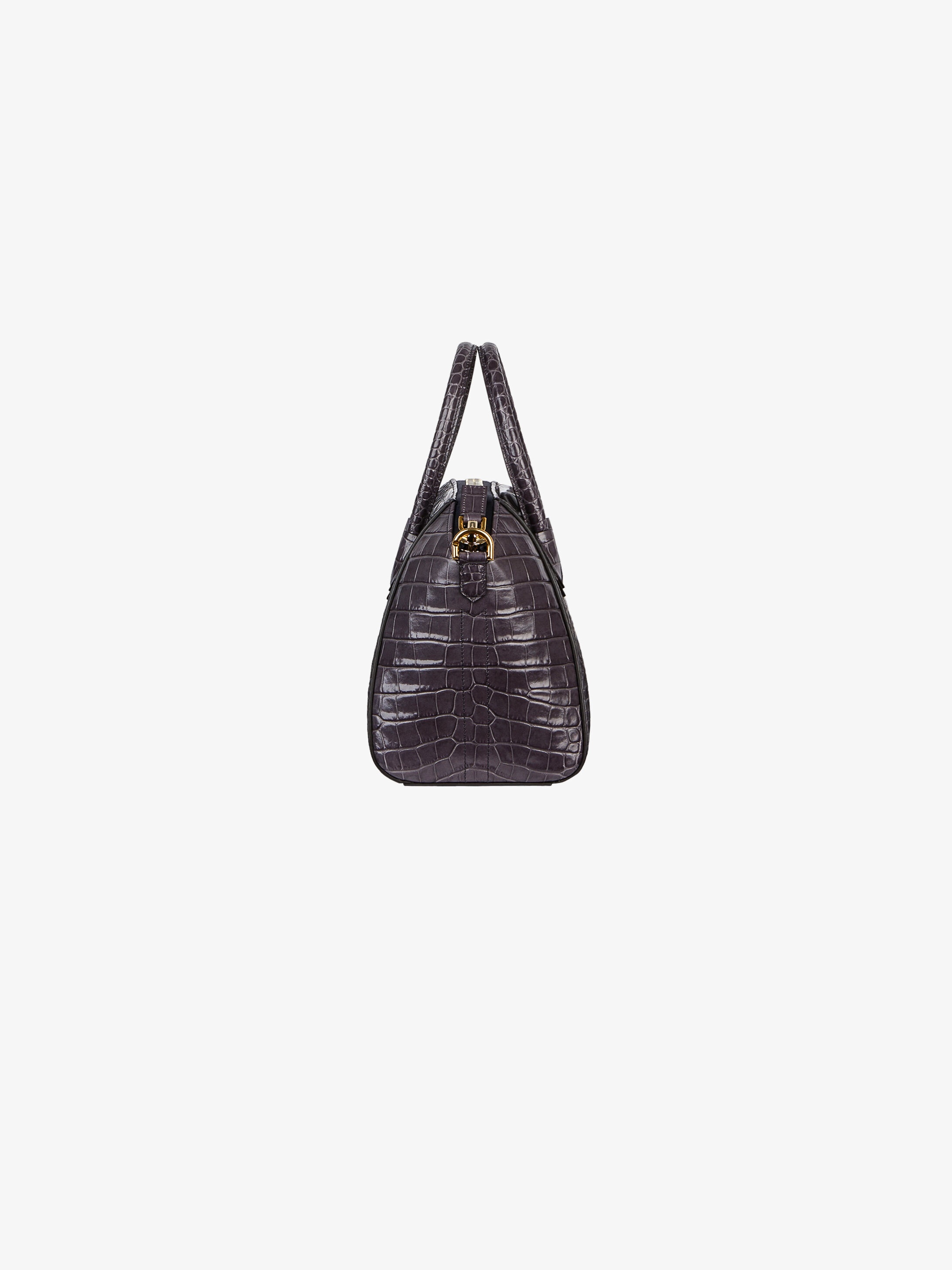 Small Antigona bag in crocodile effect leather 3